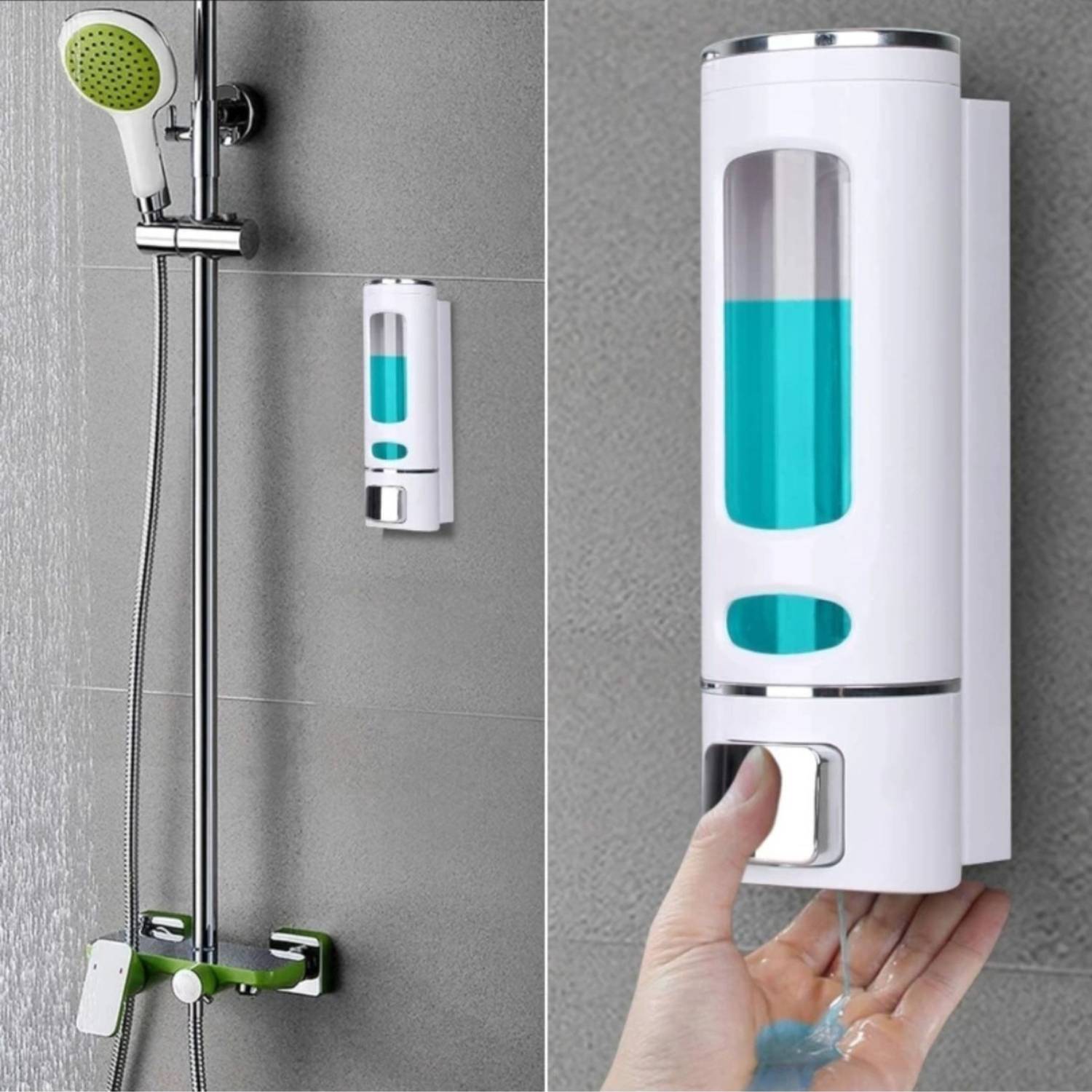Citipro Manual Touch Soap Dispenser Ideal for Washrooms, Homes, Schools 0.4 L Liquid, Shampoo, Gel, Foam, Lotion, Sanitizer Stand, Conditioner, Soap Dispenser