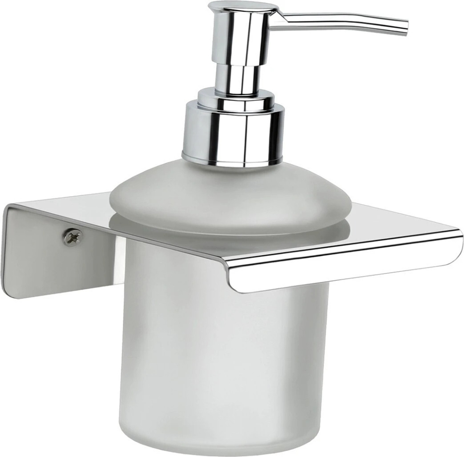 Image of kanjal Liquid soap dispenser holder for bathroom glass handwash for wash basin 300 ml Liquid, Gel, Conditioner, Soap, Sanitizer Stand, Shampoo Dispenser