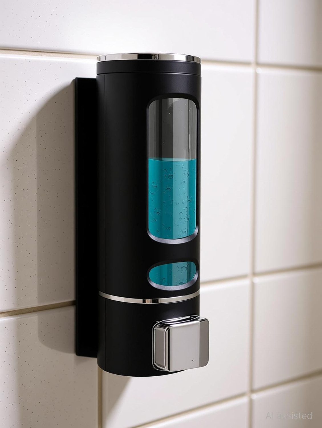 Image of Pink Tokri ABS Wall Mount Multipurpose Liquid Dispenser For Kitchen & Bathroom 400 ml Gel, Conditioner, Liquid, Shampoo, Lotion, Soap Dispenser