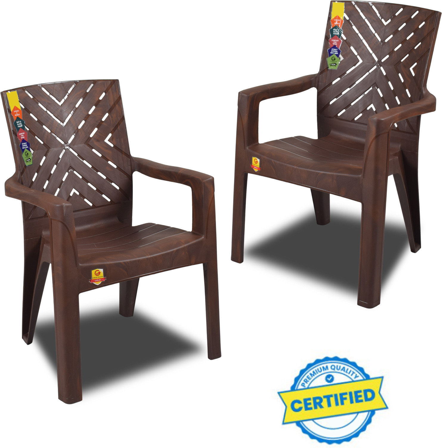 Image of COMFORT Creation New Model Titanium High Back Heavy Duty chair Plastic Living Room Chair