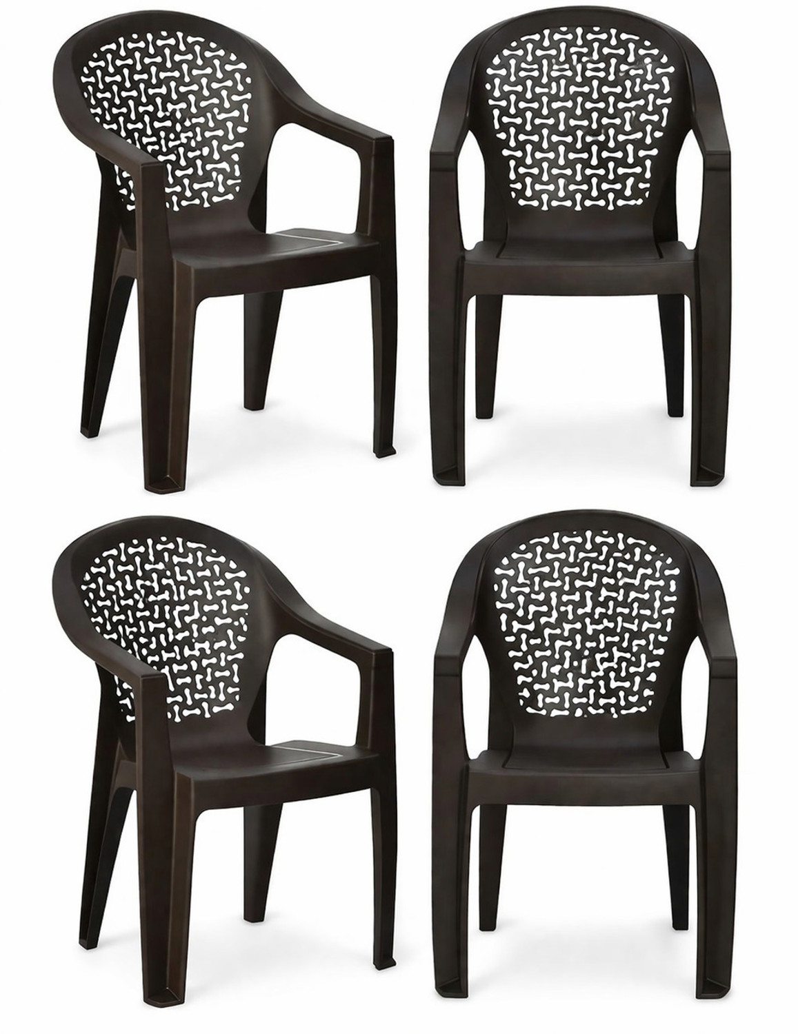 Image of Comfort Creation Gold Plastic Living Room Chair