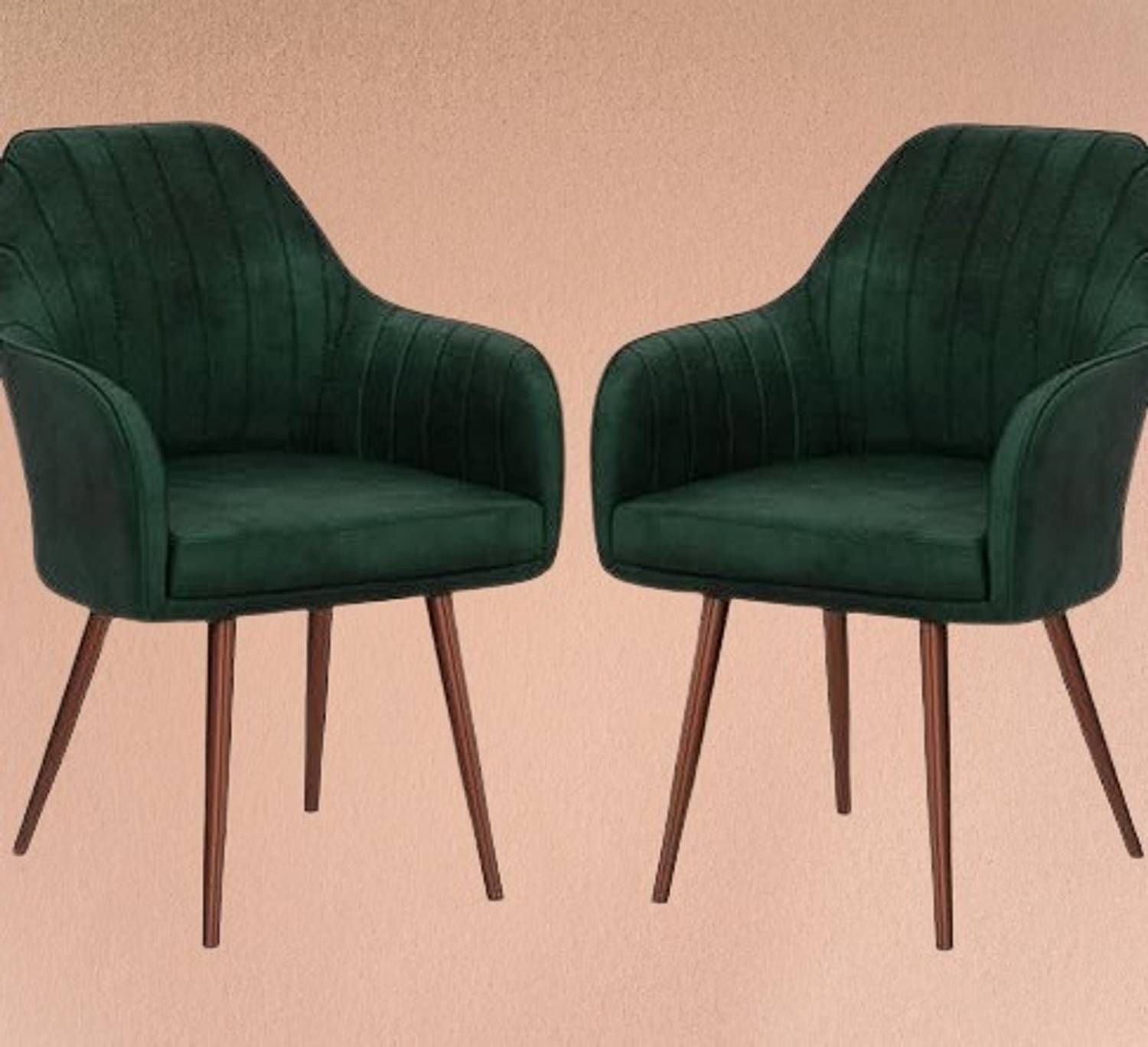 Toxigo Fabric Living Room Chair Green - Image 1