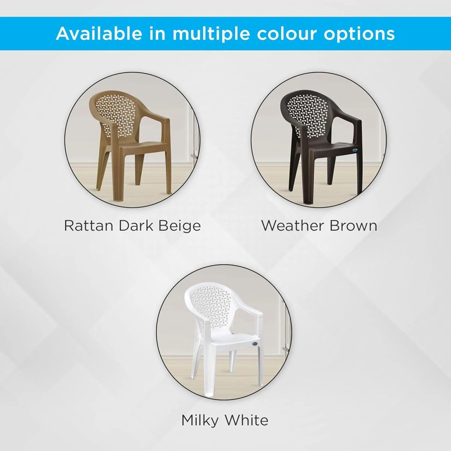 Image of Comfort Creation Gold Plastic Living Room Chair