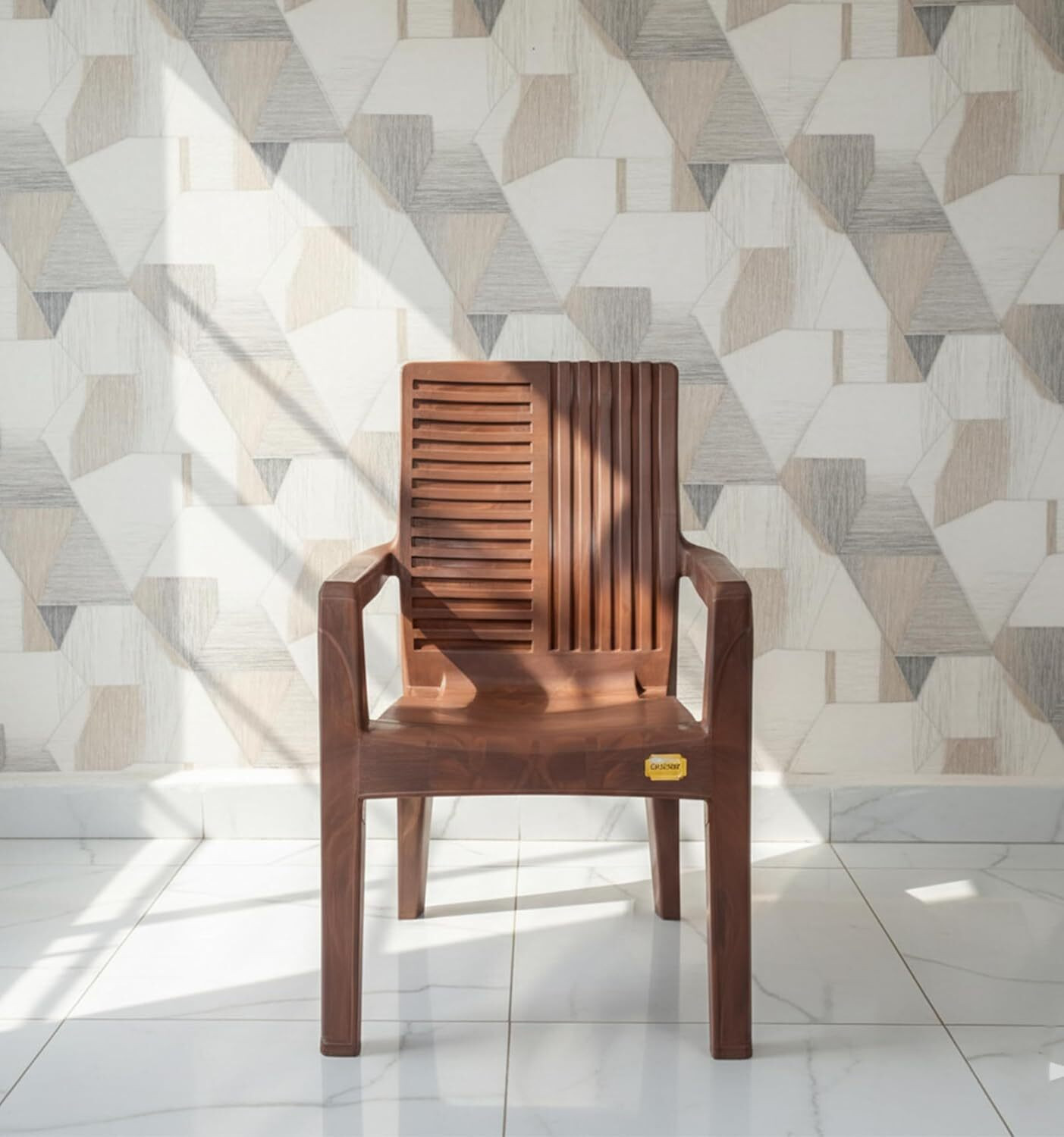 Image of Anmol Premium Titanium Heavy-Duty Plastic Armchair for Home, Garden and Balcony Plastic Living Room Chair