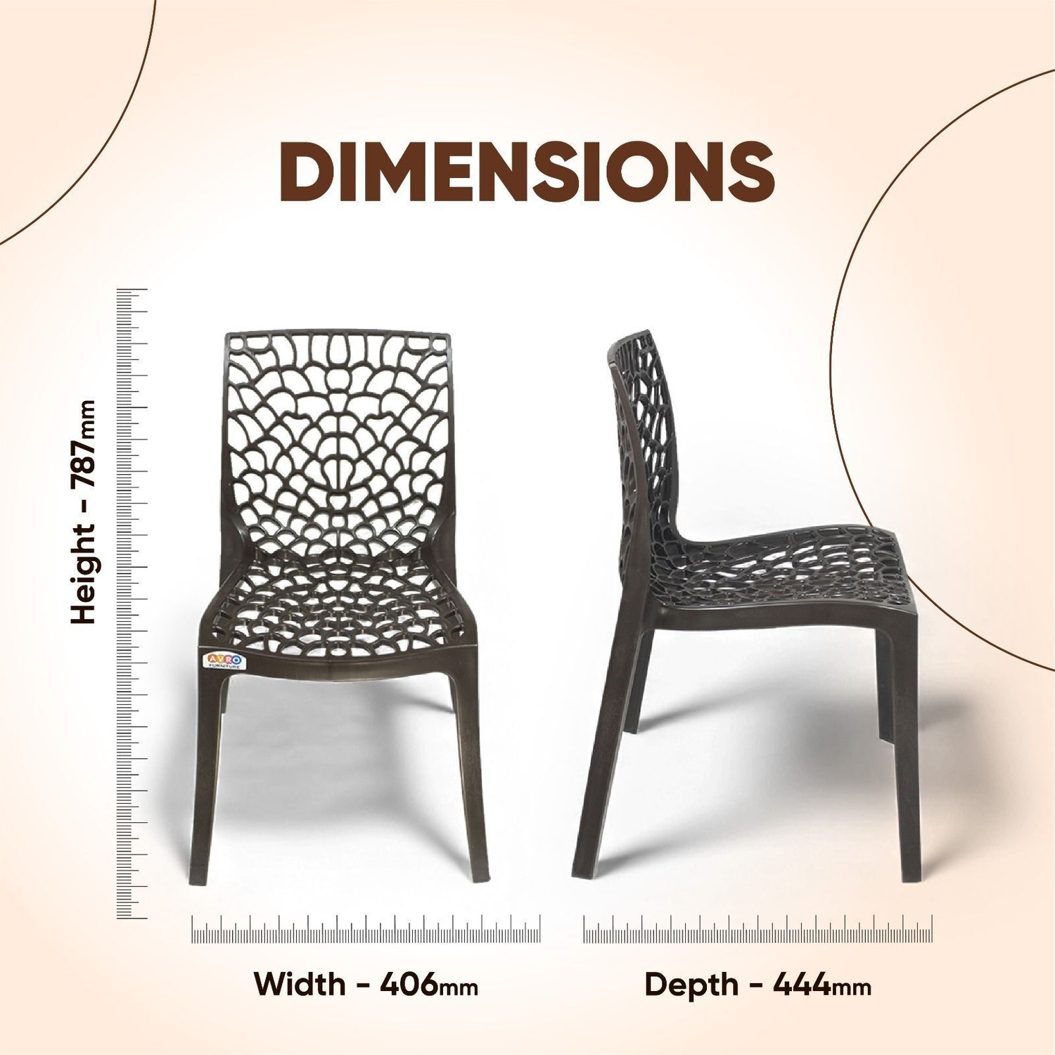 Image of AVRO furniture Plastic Living Room Chair