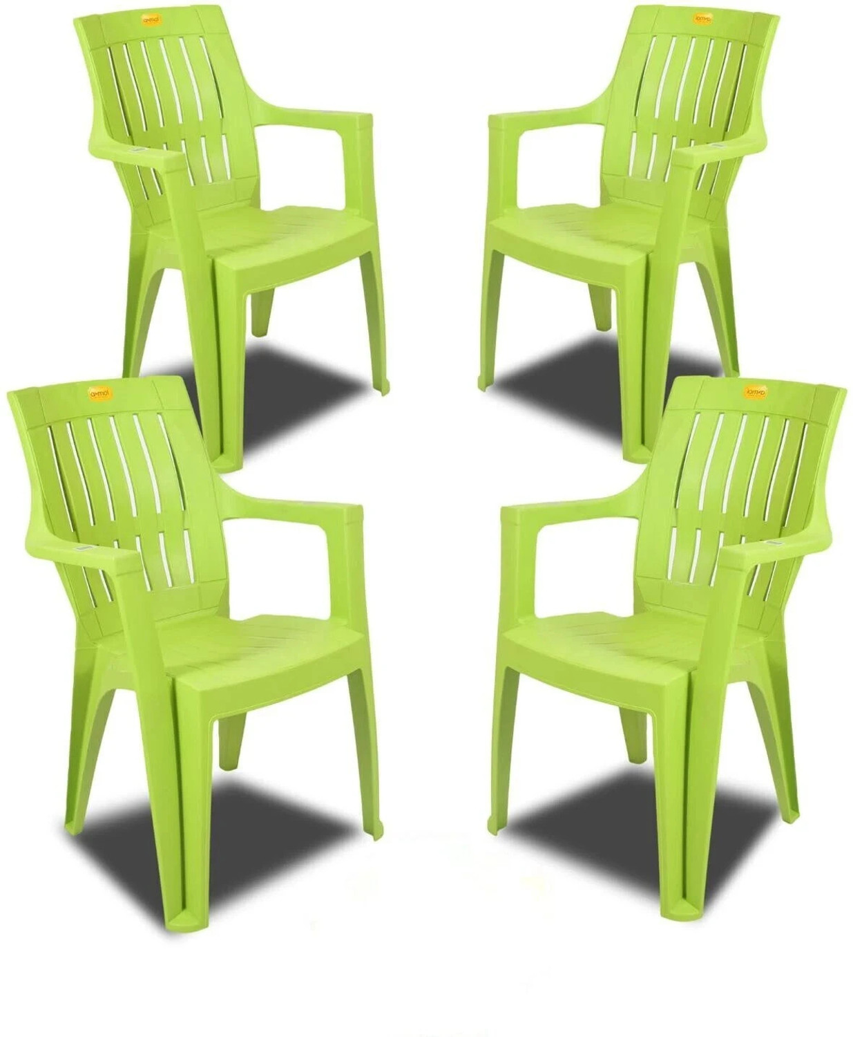 Image of Anmol Durable Platinum Maharaja Size Chair for Home Office Restaurant Plastic Chair Plastic Living Room Chair