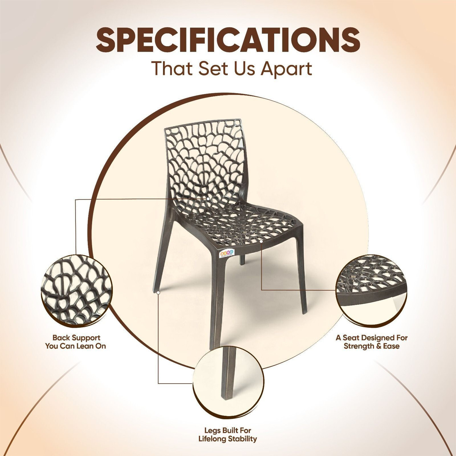 Image of AVRO furniture Plastic Living Room Chair