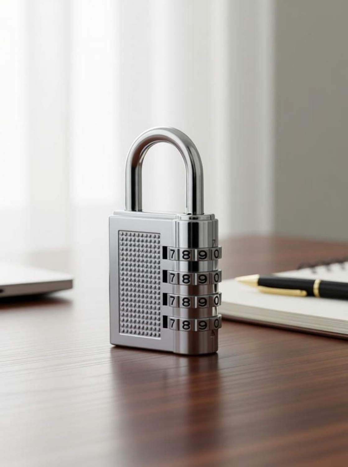 Image of KKD Resettable Combination 4 Digit Number Travel Luggage Password Lock For Home Office Padlock