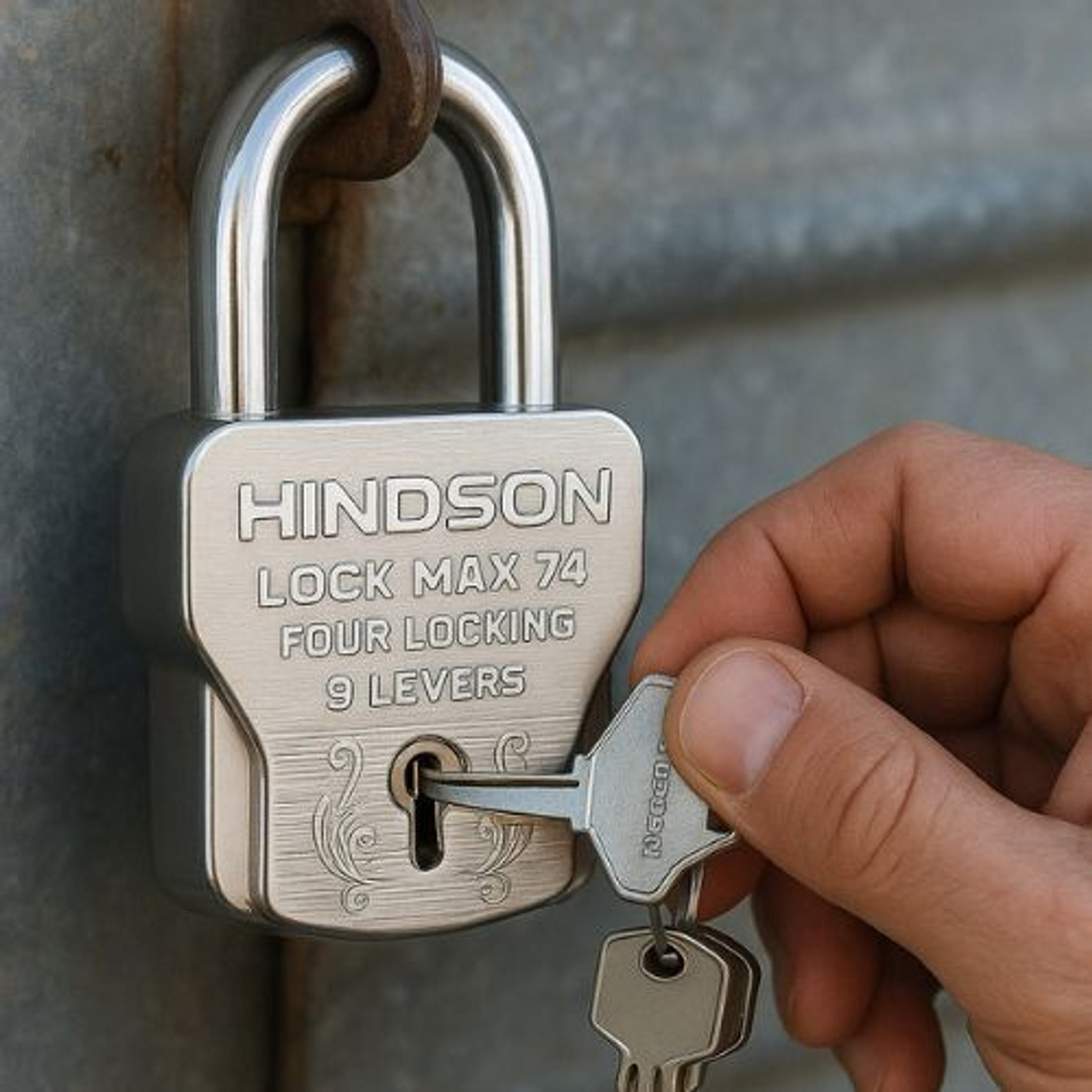 Image of HINDSON Iron Glossy Door levers