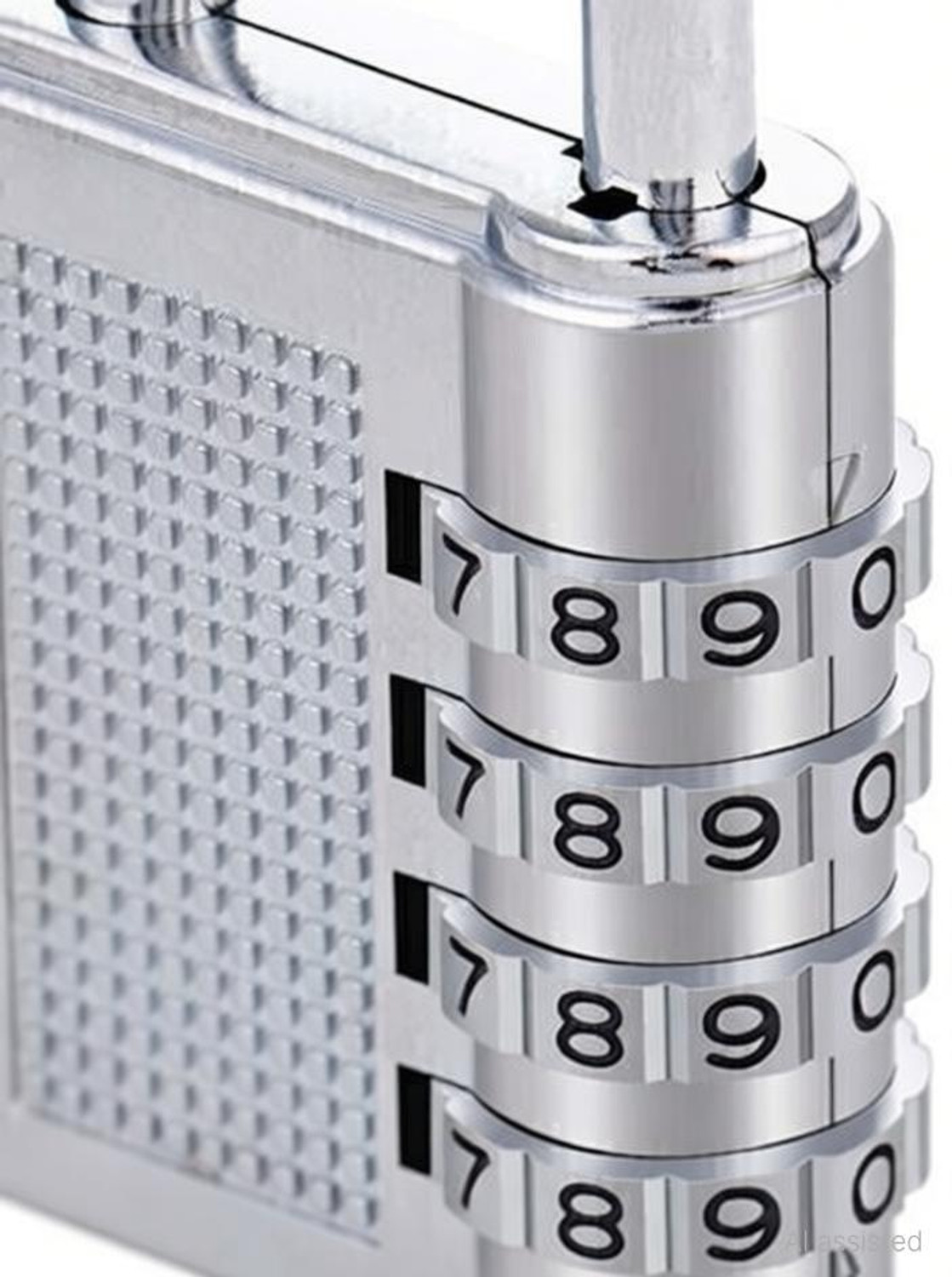 Image of KKD Resettable Combination 4 Digit Number Travel Luggage Password Lock For Home Office Padlock