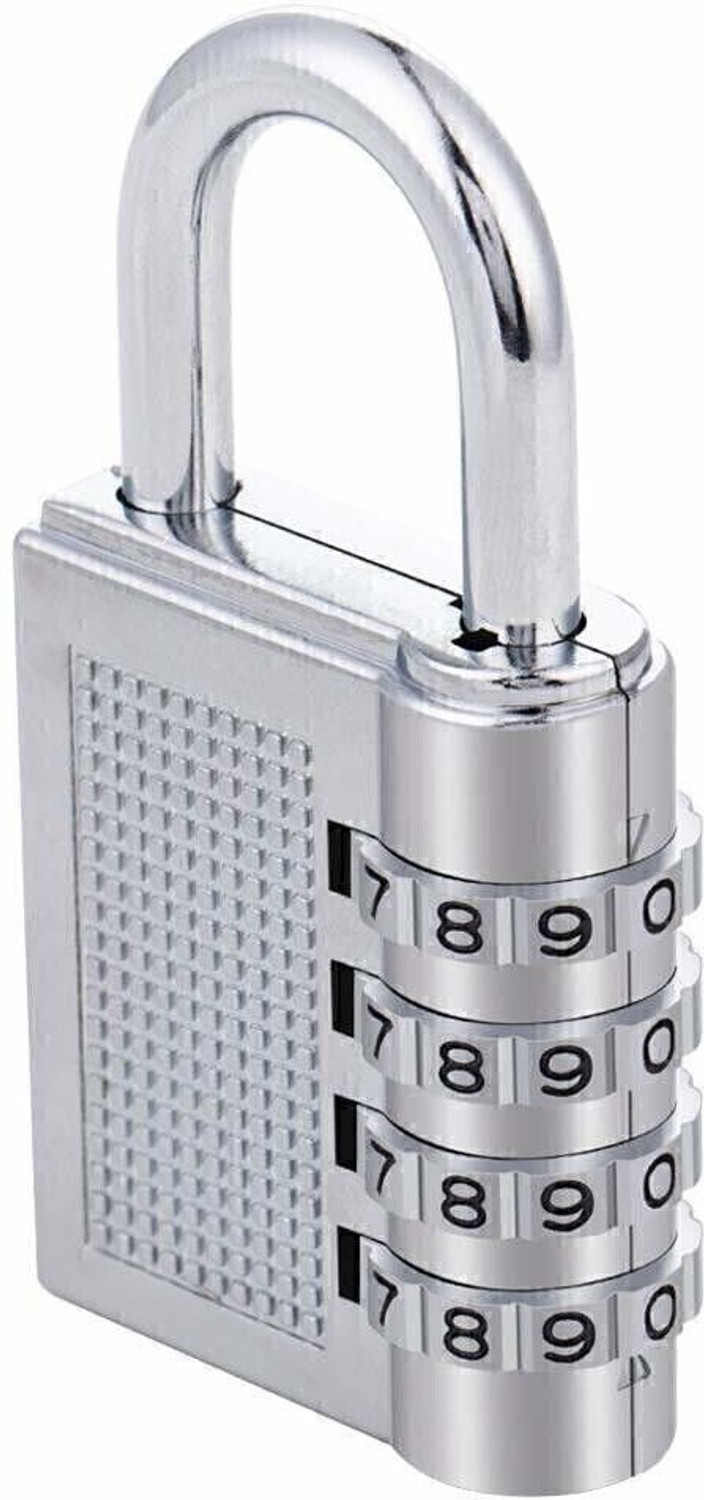 Image of KKD Resettable Combination 4 Digit Number Travel Luggage Password Lock For Home Office Padlock