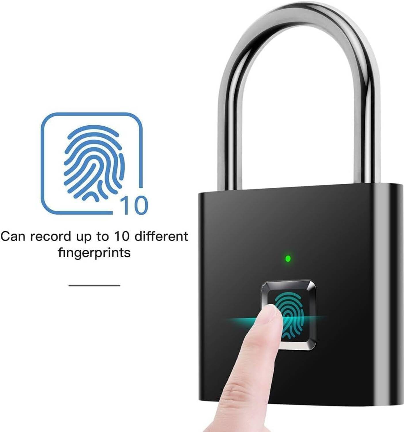 TOPHAVEN Smart Lock Fingerprint Biometric Padlock - Image 4