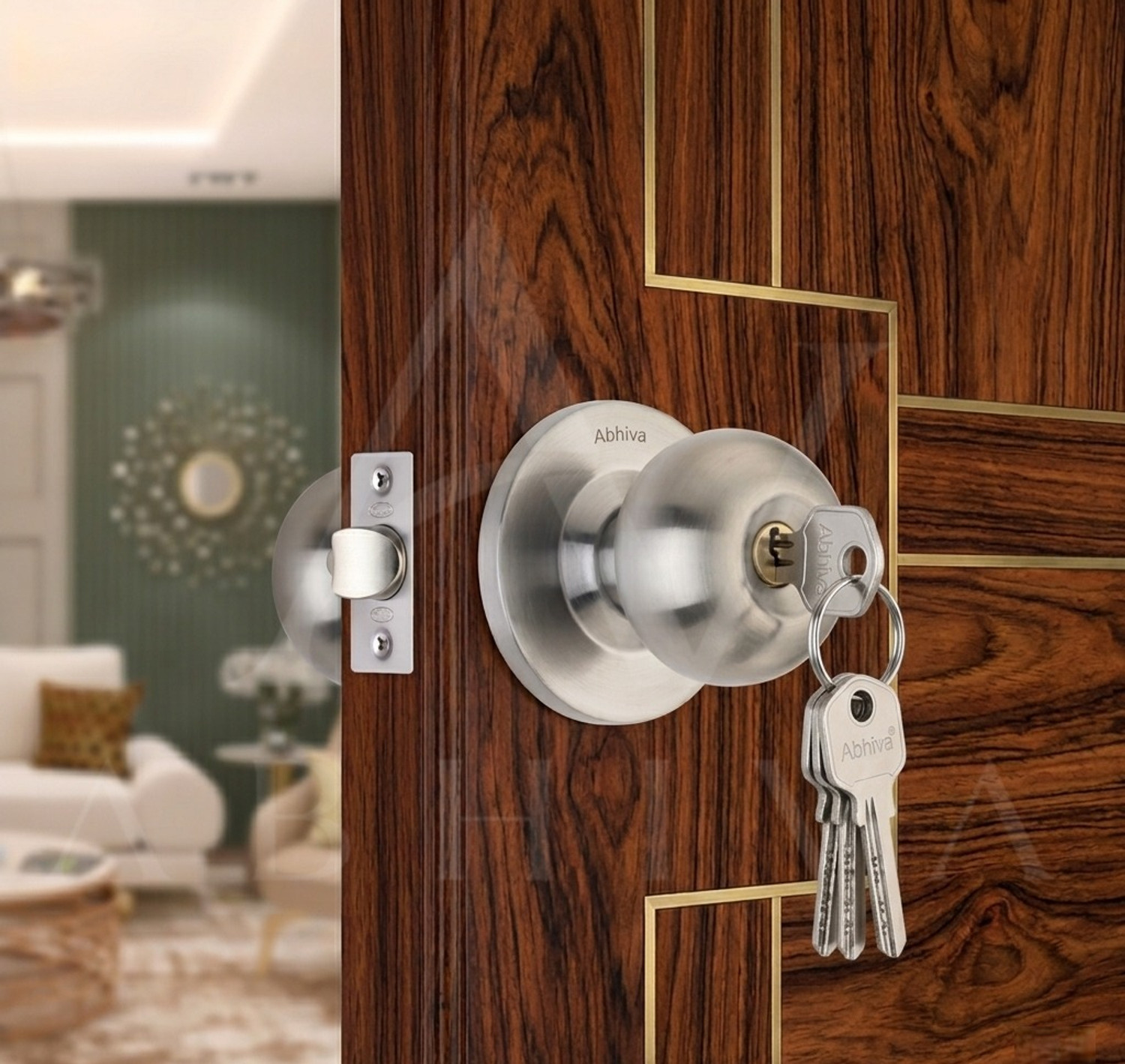 Image of Abhiva Cylindrical Lock Tubular Door Lock