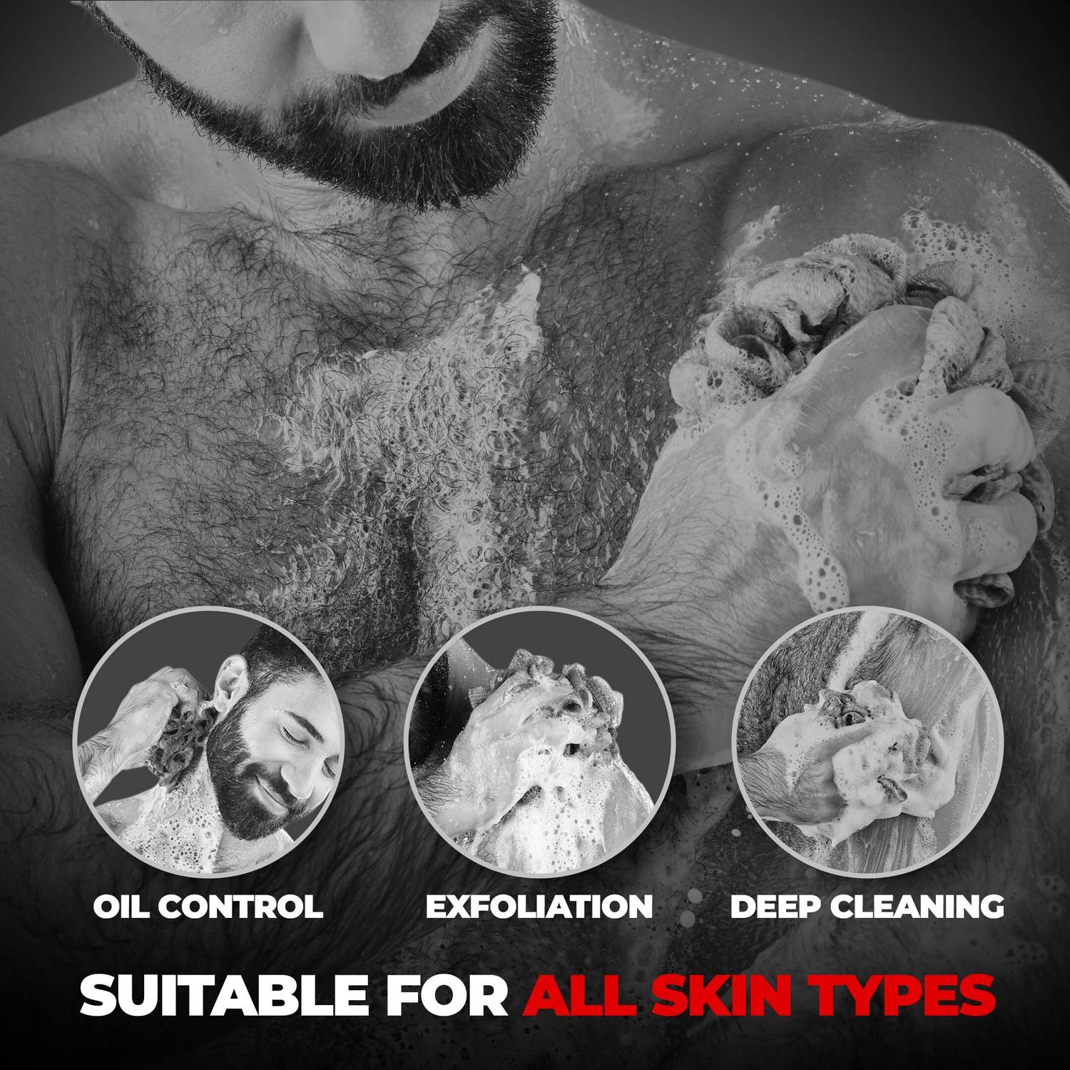 BEARDO Loofah Pack of 2 - Image 5