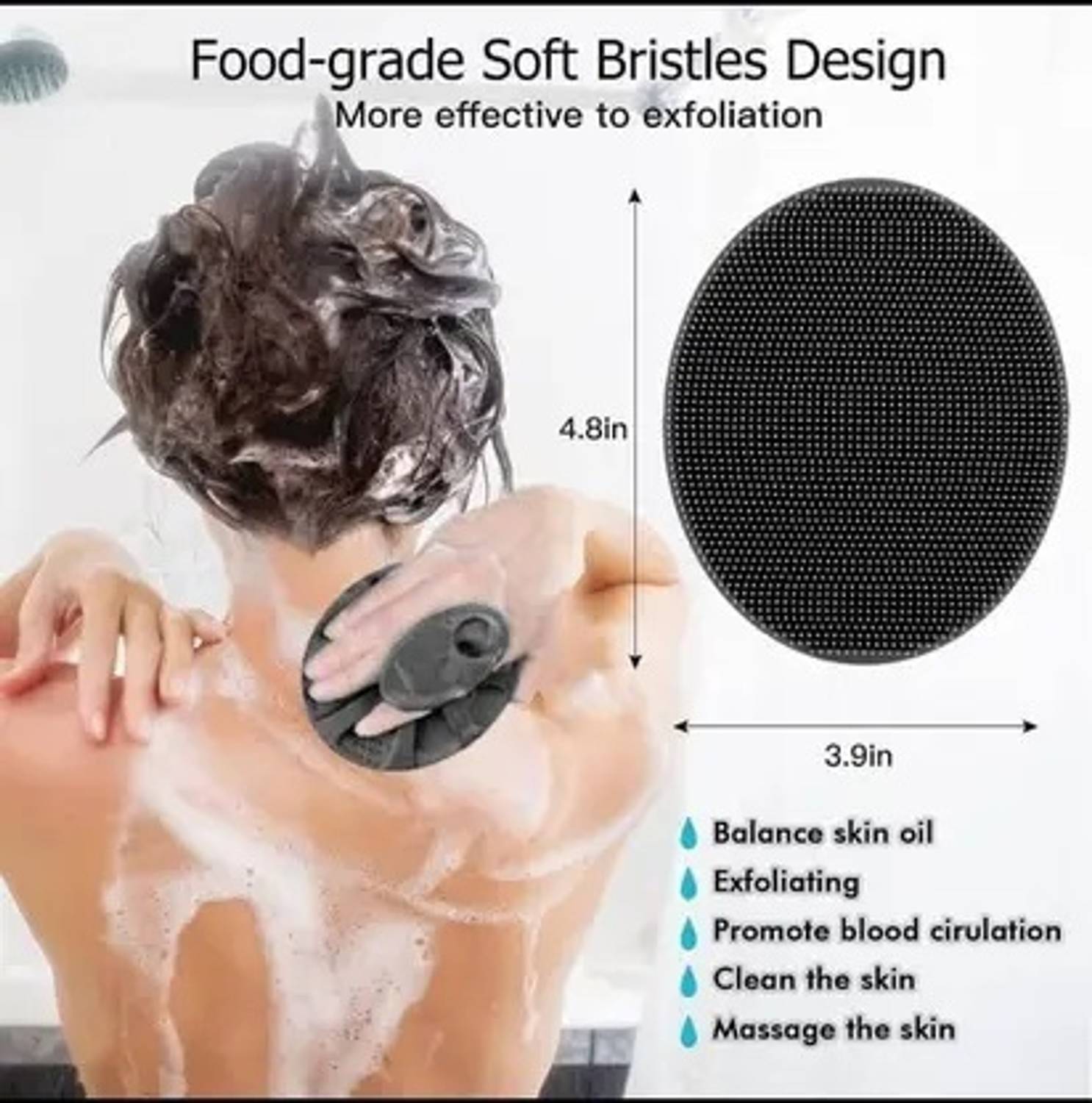 Kwaanie Silicone Body Scrubber - Image 5