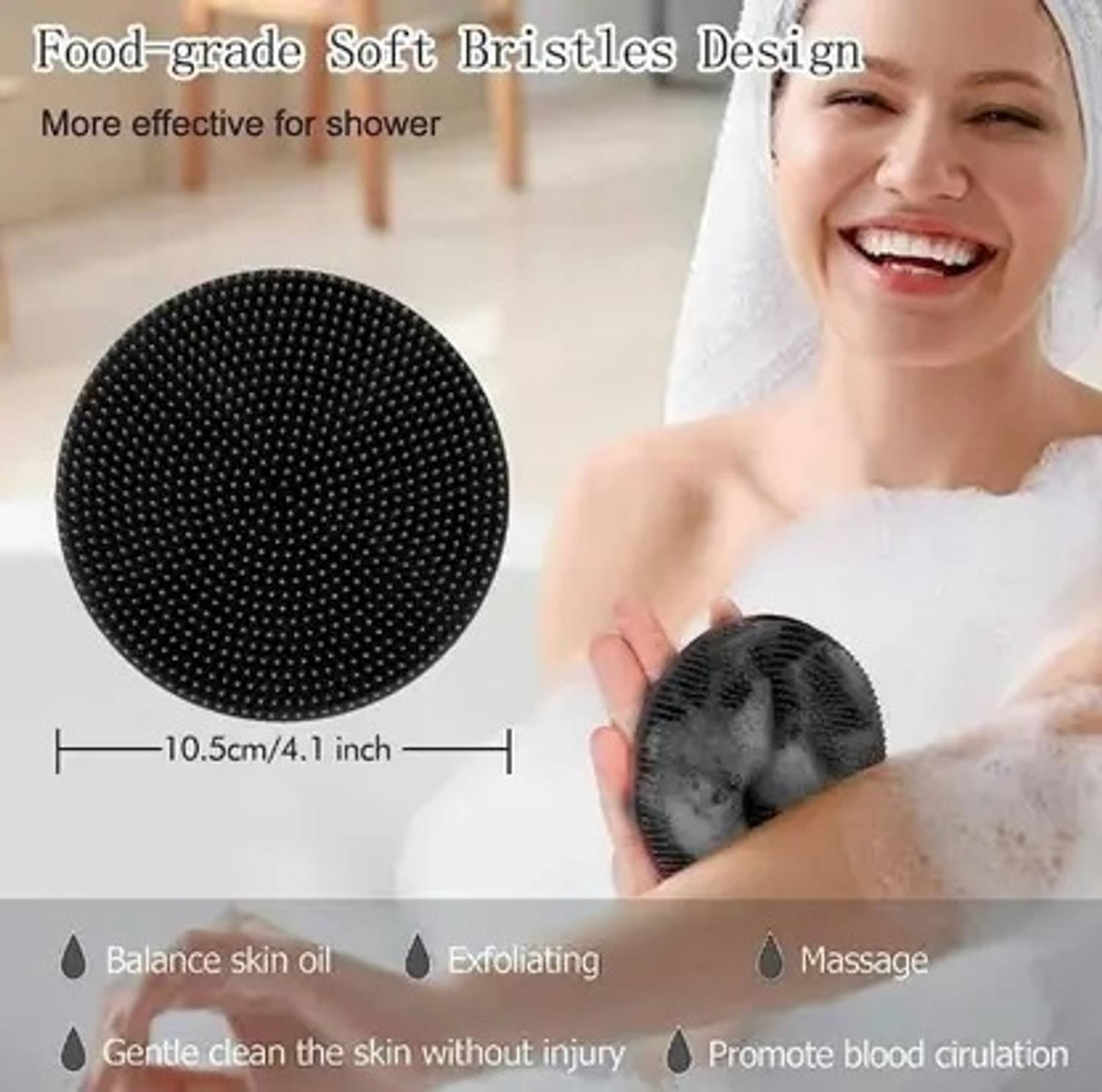 Kwaanie Silicone Body Scrubber - Image 2