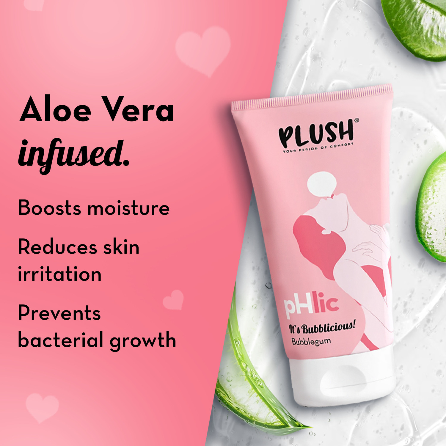 Image of PLUSH pHlic Water Based & pH Balanced Lubricant| Bubblegum Flavoured Lubricant