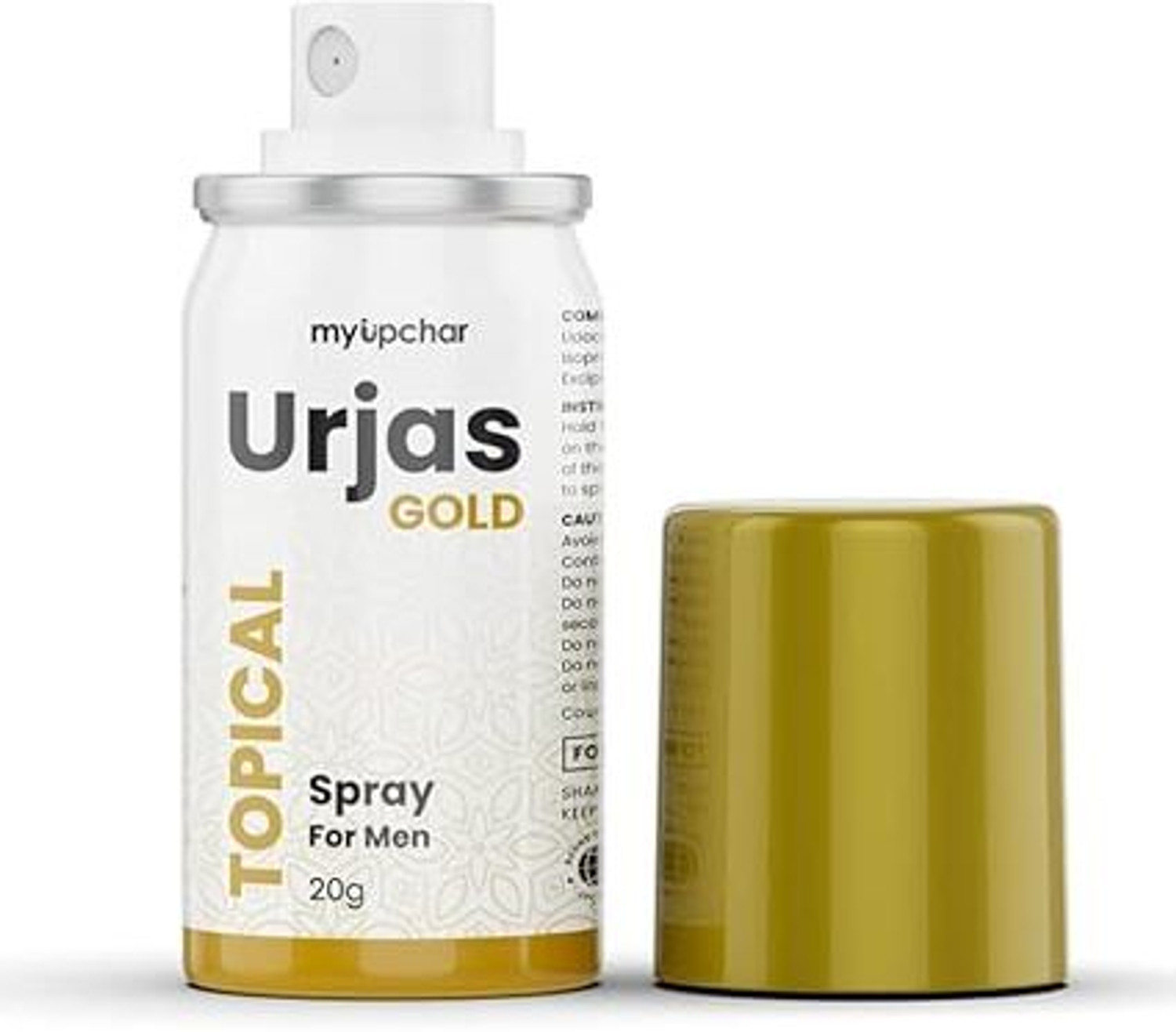 Image of myUpchar Urjas Gold Topical spray Lubricant (20 g)