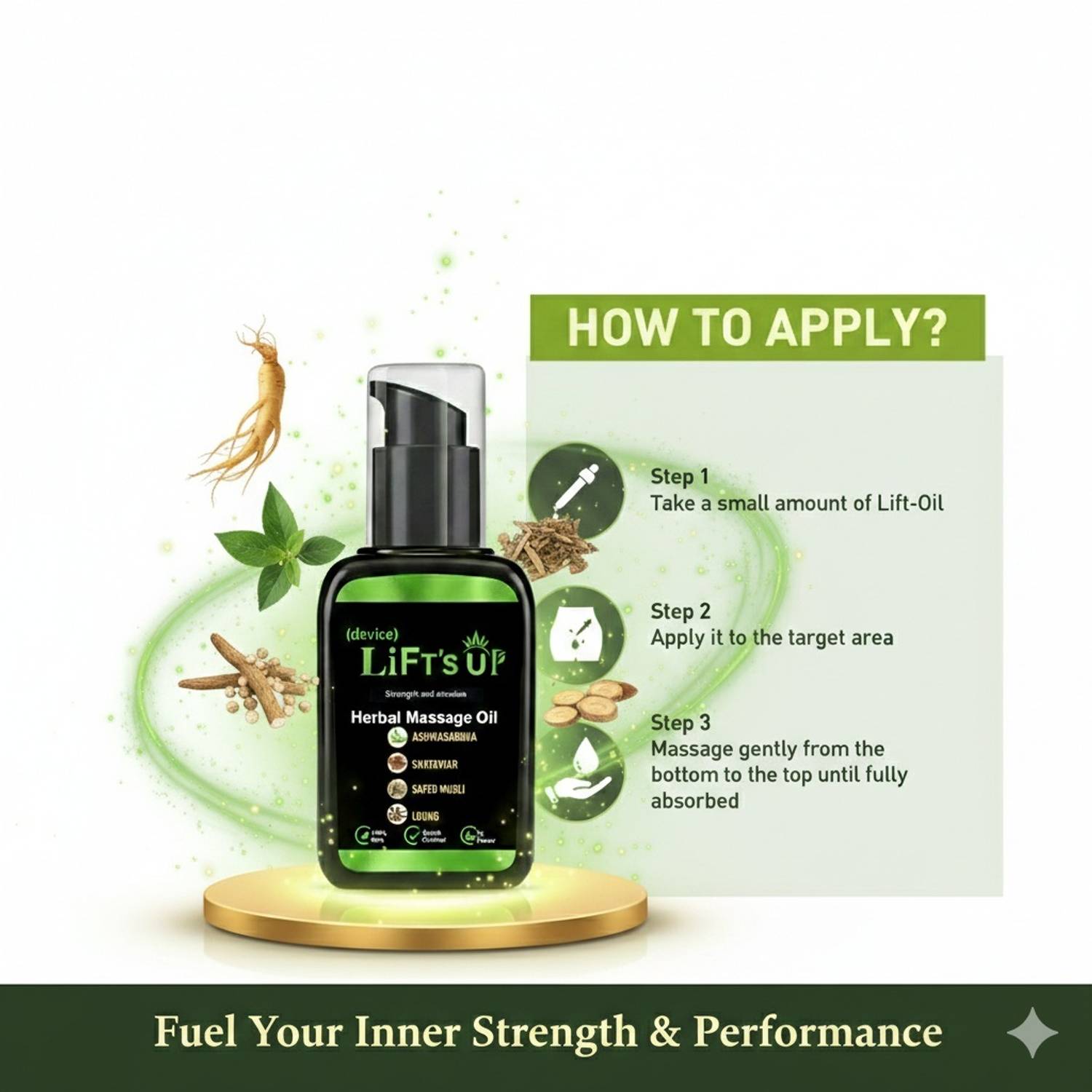 wvhc Lifts Up Massage Oil for Men - Image 2