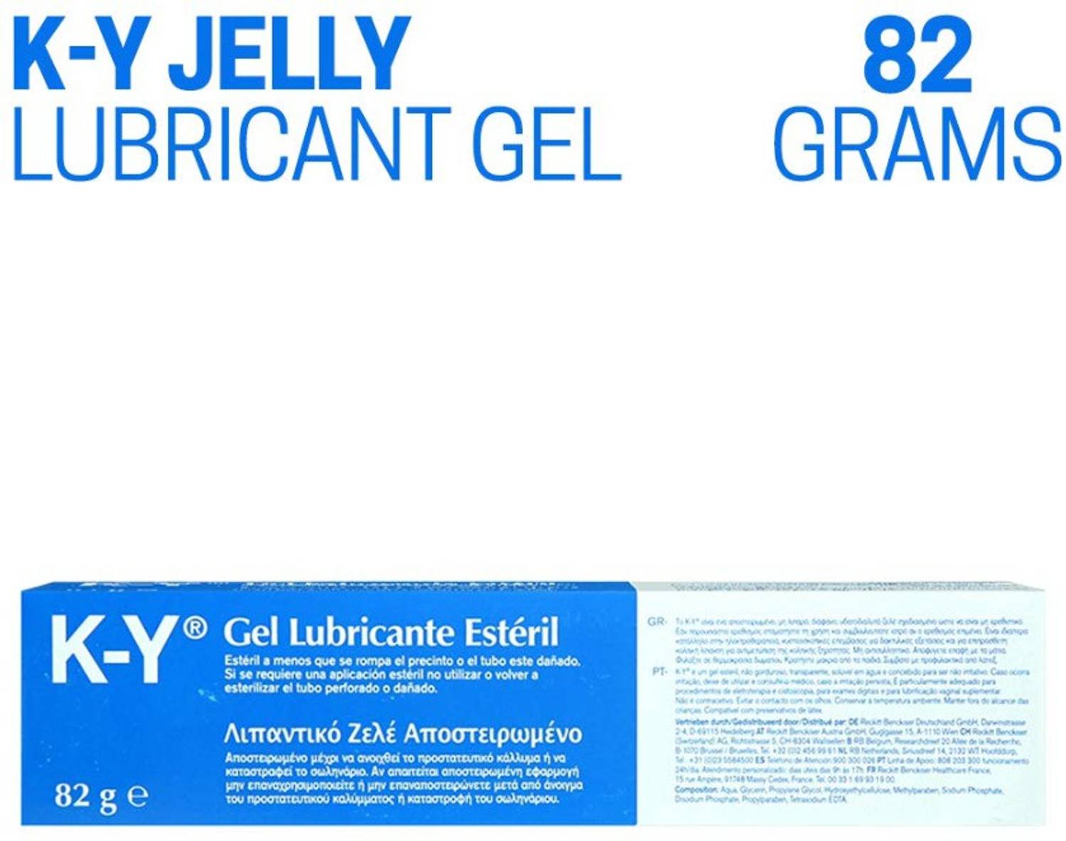 male sex doll toy KY Lubricating Jelly Sterile - 82g