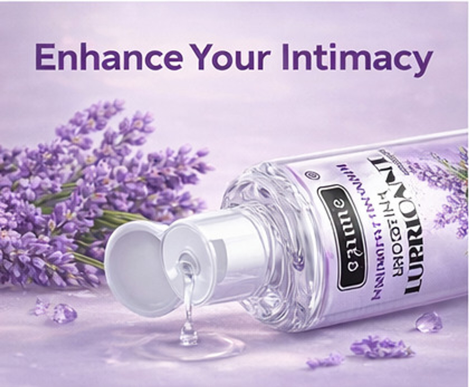 Image of Famire Lube 100ml - Lavender Flavoured Lubricant | Water Based Lubricant