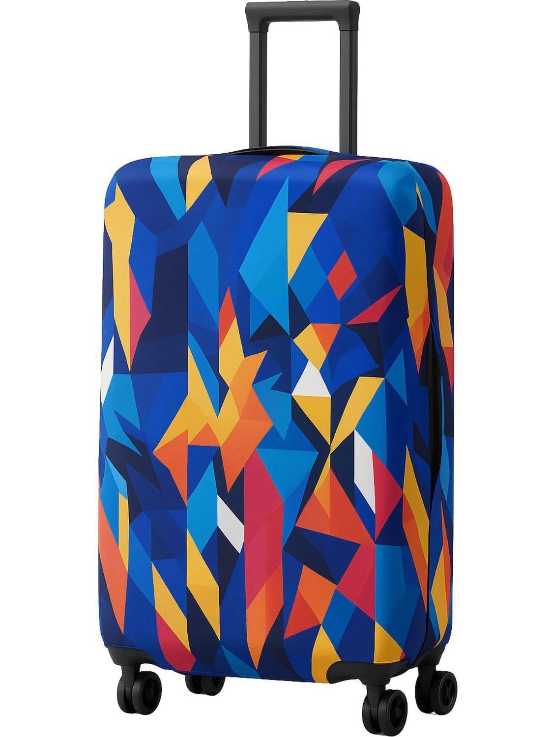 AMPEREUS 20 inch Trolley Bag Cover Stretch Protective Small Trolley Bag Cover with Multicolour Print (20 Inch) Luggage Cover