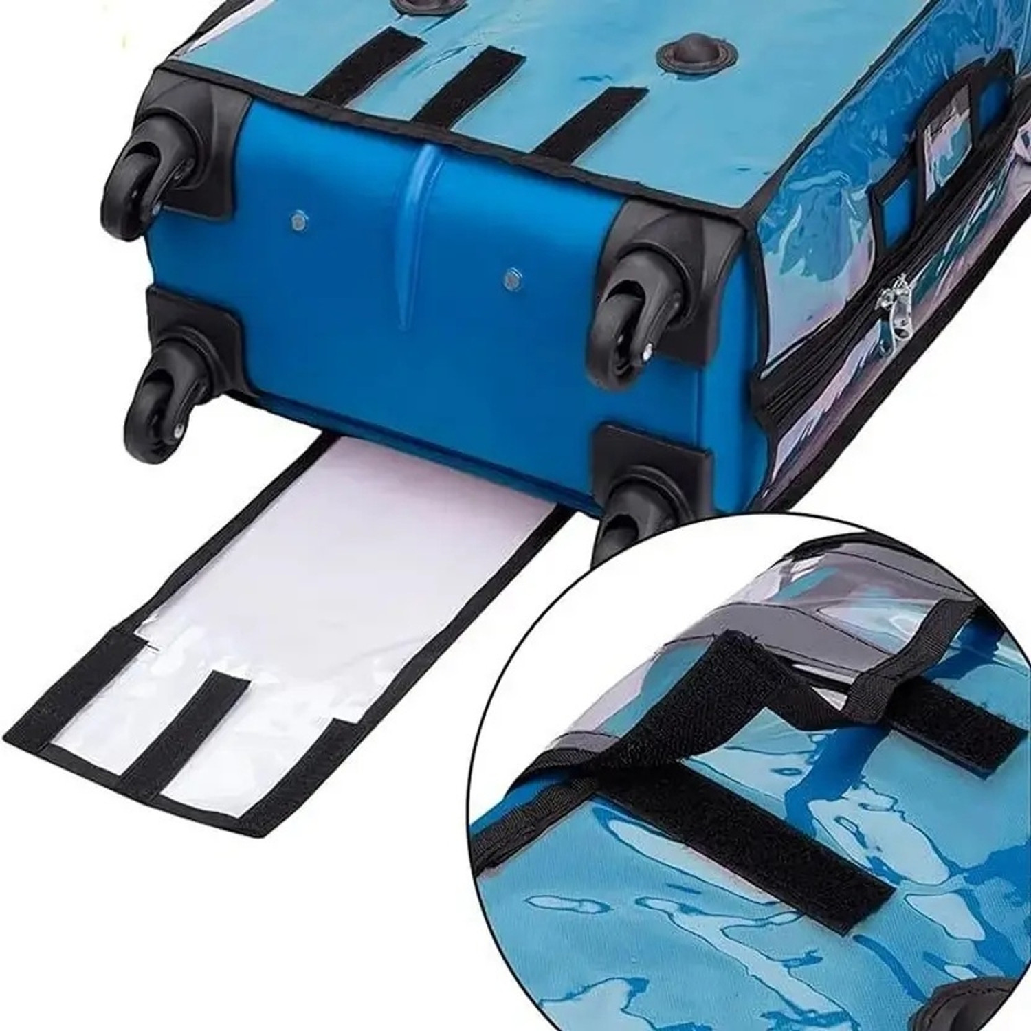 Image of pryde Trolley Covers (28 inchinch) PVC Dust Proof Cover Suitcase For Hard /Fiber Trolley Bag Luggage Cover
