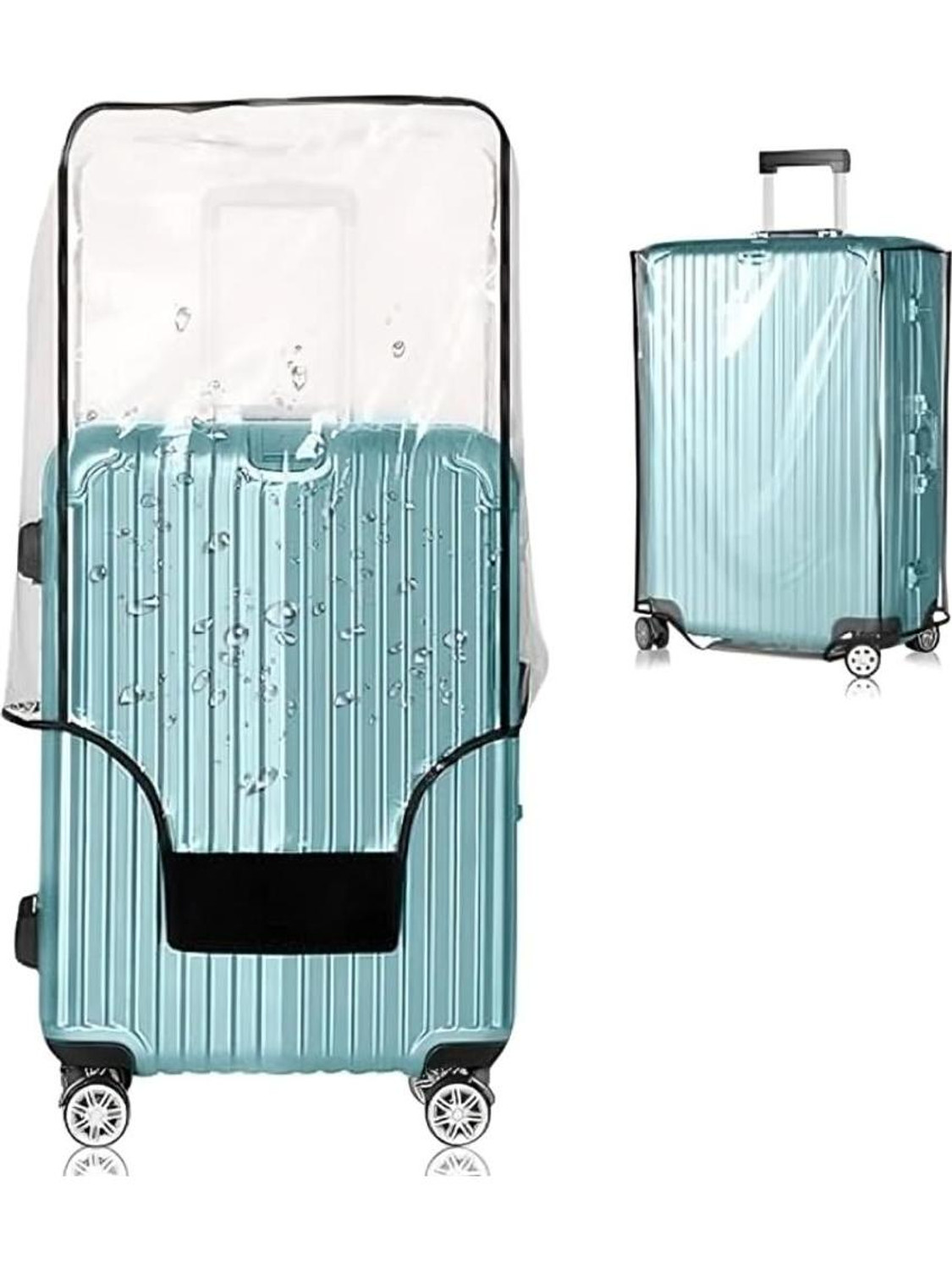 Image of pryde Trolley Covers Waterproof Transparent Cover For Trolley Bags. Luggage Cover