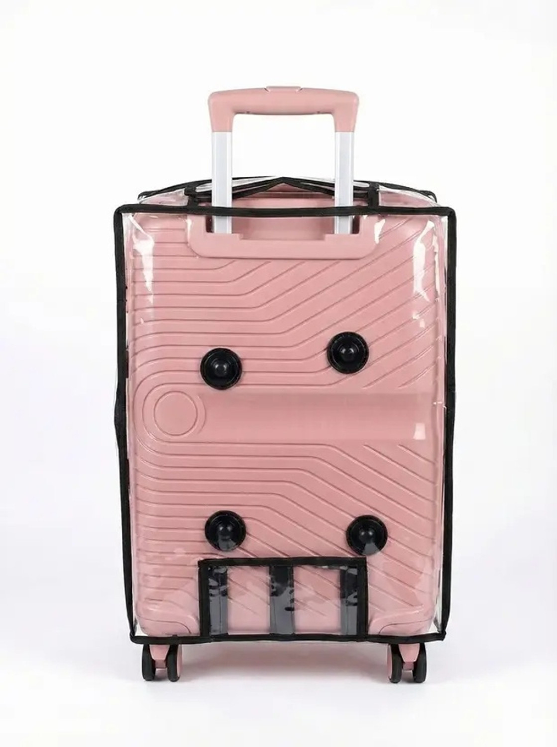 Image of KLASSY Transparent Trolley Bag Cover PVC Dust Proof Cover Luggage Bag cover 28 inch PVC Dust Proof Cover Luggage /Suitcase For Hard /Fiber Trolley Bag Luggage Cover