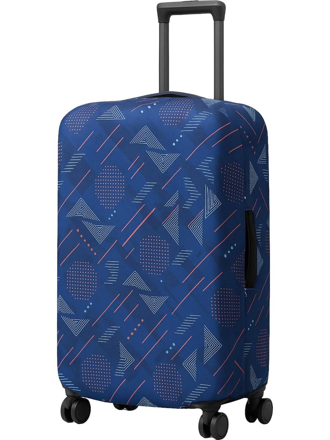 AMPEREUS 20 inch Trolley Bag Cover Trolley Bag Cover 20 Inch Small Protective Polyester Fabric Blue Luggage Cover Luggage Cover