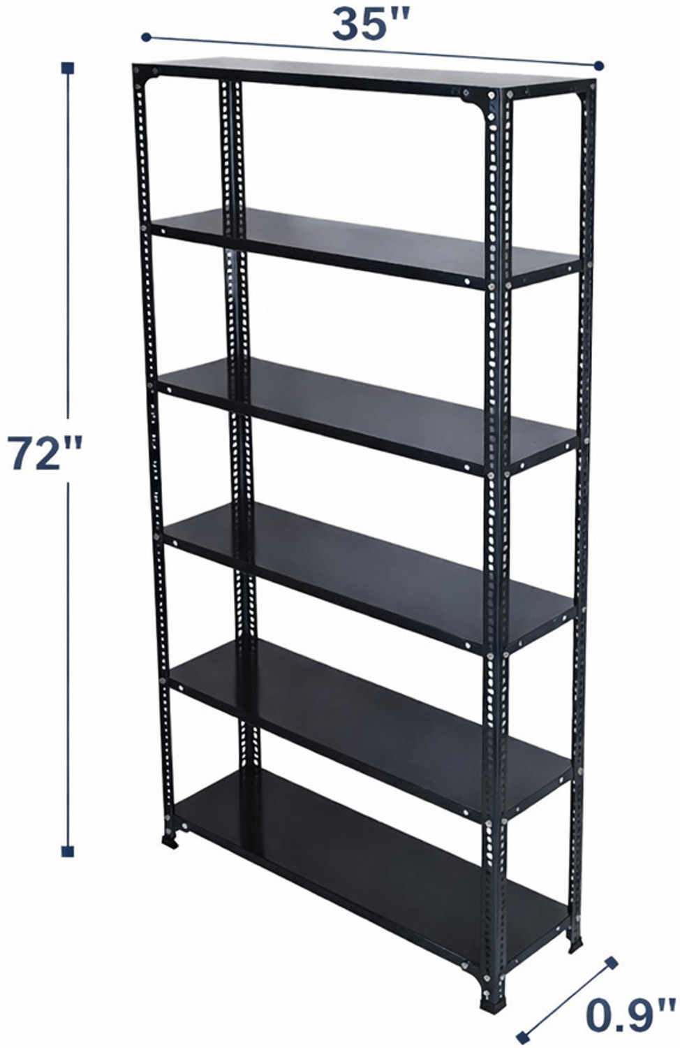 Image of Perfect Steel Traders Modern Home Decor Rack Kitchen, Living Room, Bedroom 72inch Heigth 6 shelf Luggage Rack