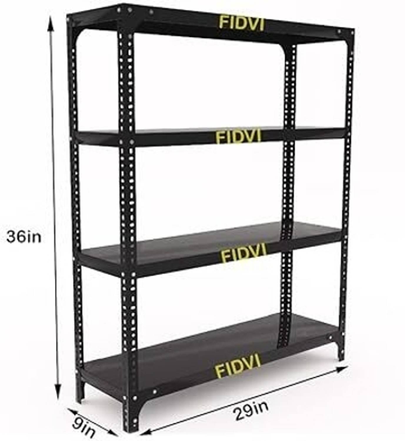 FIDVI Iron Rack Metal Shelves Storage Shop Rack Luggage Powder Co