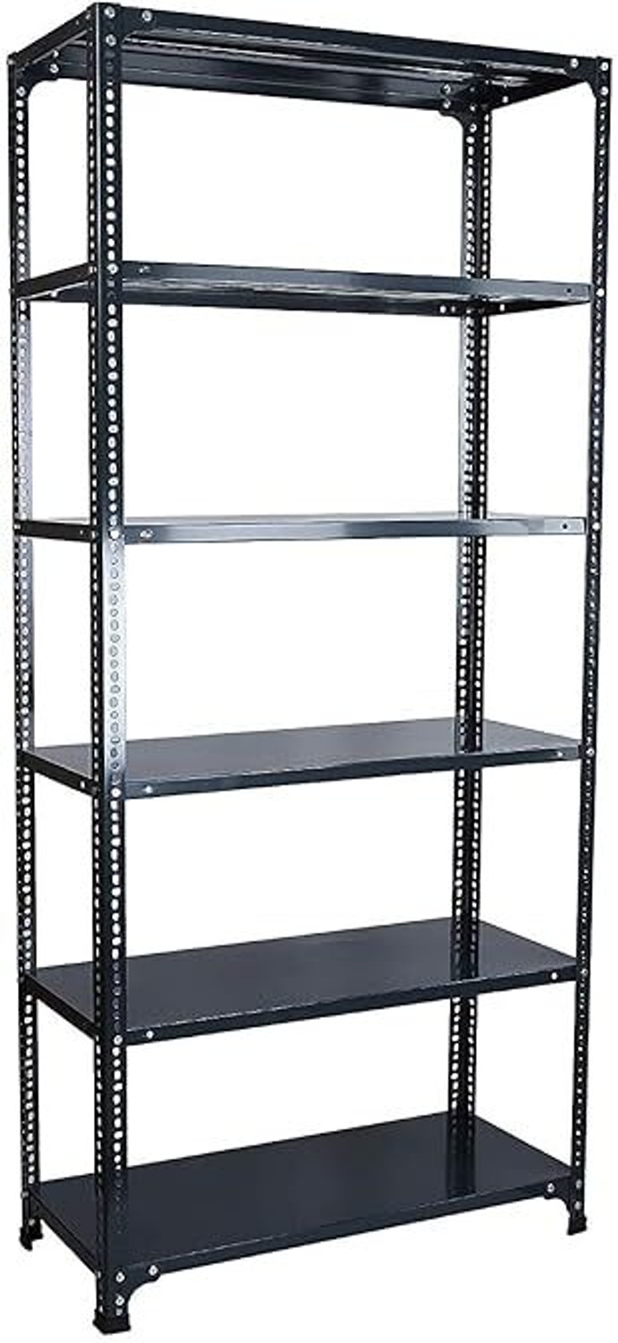Image of Rackchahiya Slotted Angle 6 Shelves Multipurpose Powder Coating Storage Racks Luggage Rack Luggage Rack