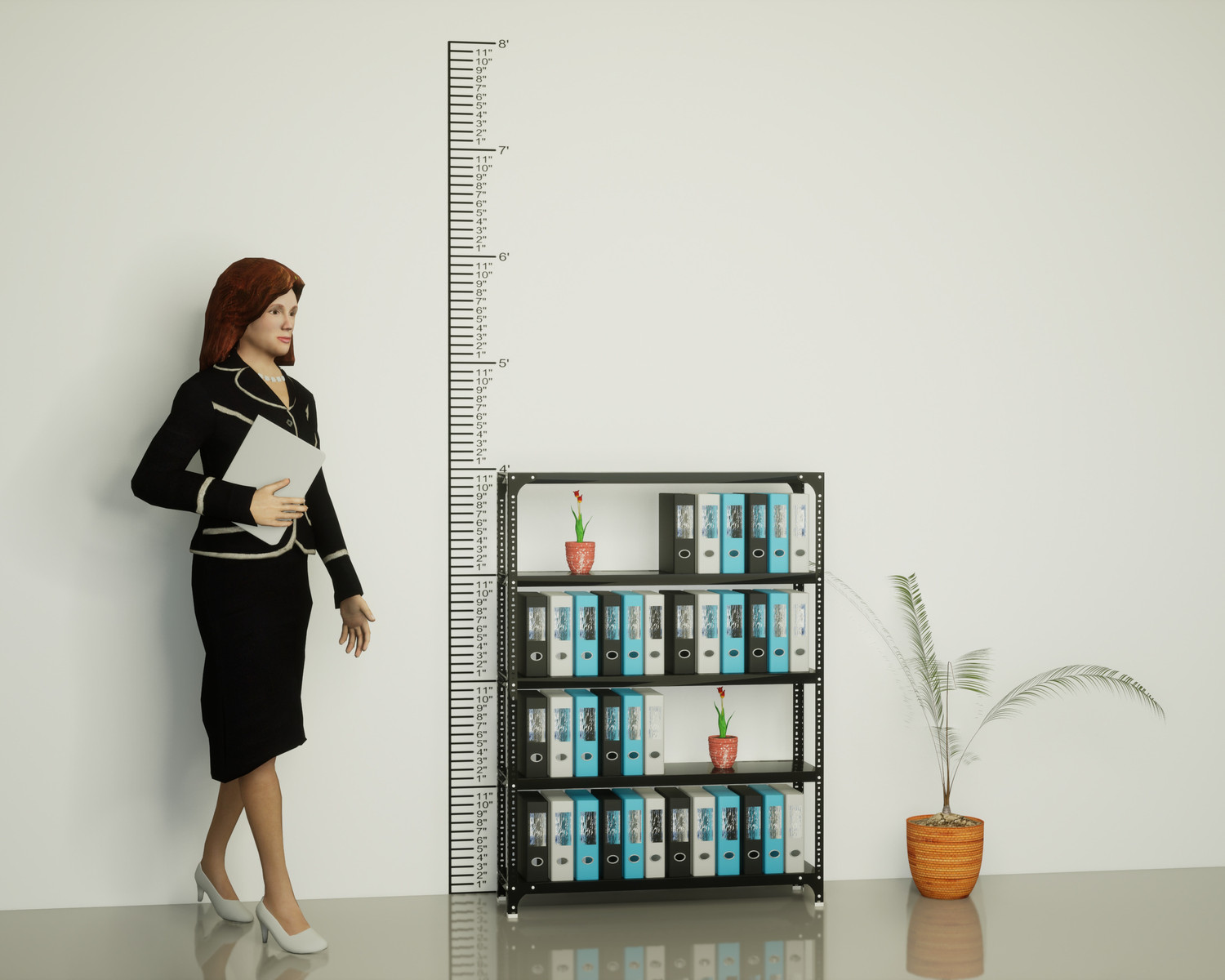 Image of FIDVI Slotted Angle CRC Sheet 5 Shelves Multipurpose Storage Rack Metal Open Book Shelf