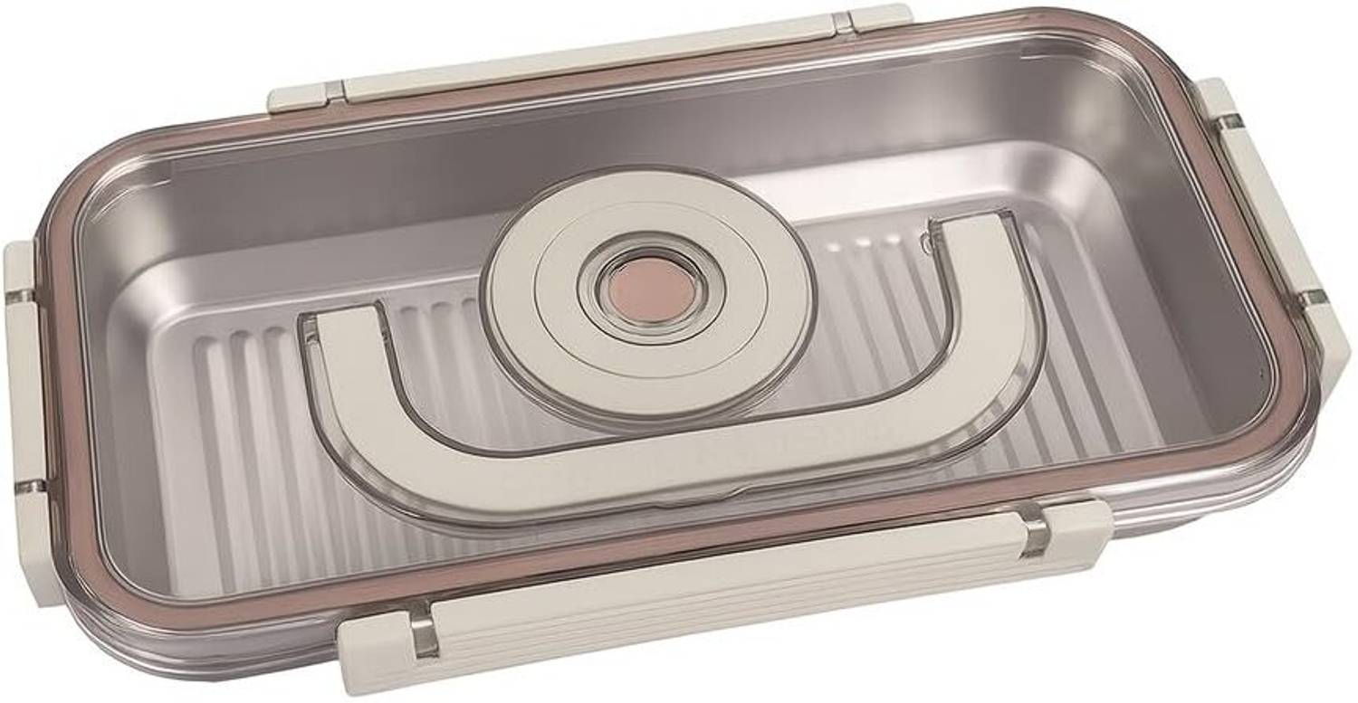 Alark Stainless Steel Lunch Box For School Kids Tiffin Box Bento Leak Proof Lid 1 Containers Stainless Steel Office Lunch Box