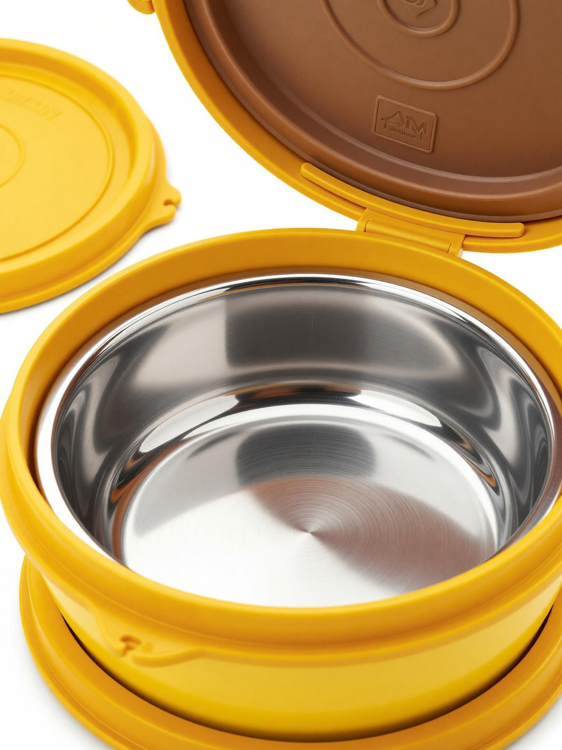 Image of MILTON Flexi 2+1 3 Containers Stainless Steel, Plastic Office Lunch Box
