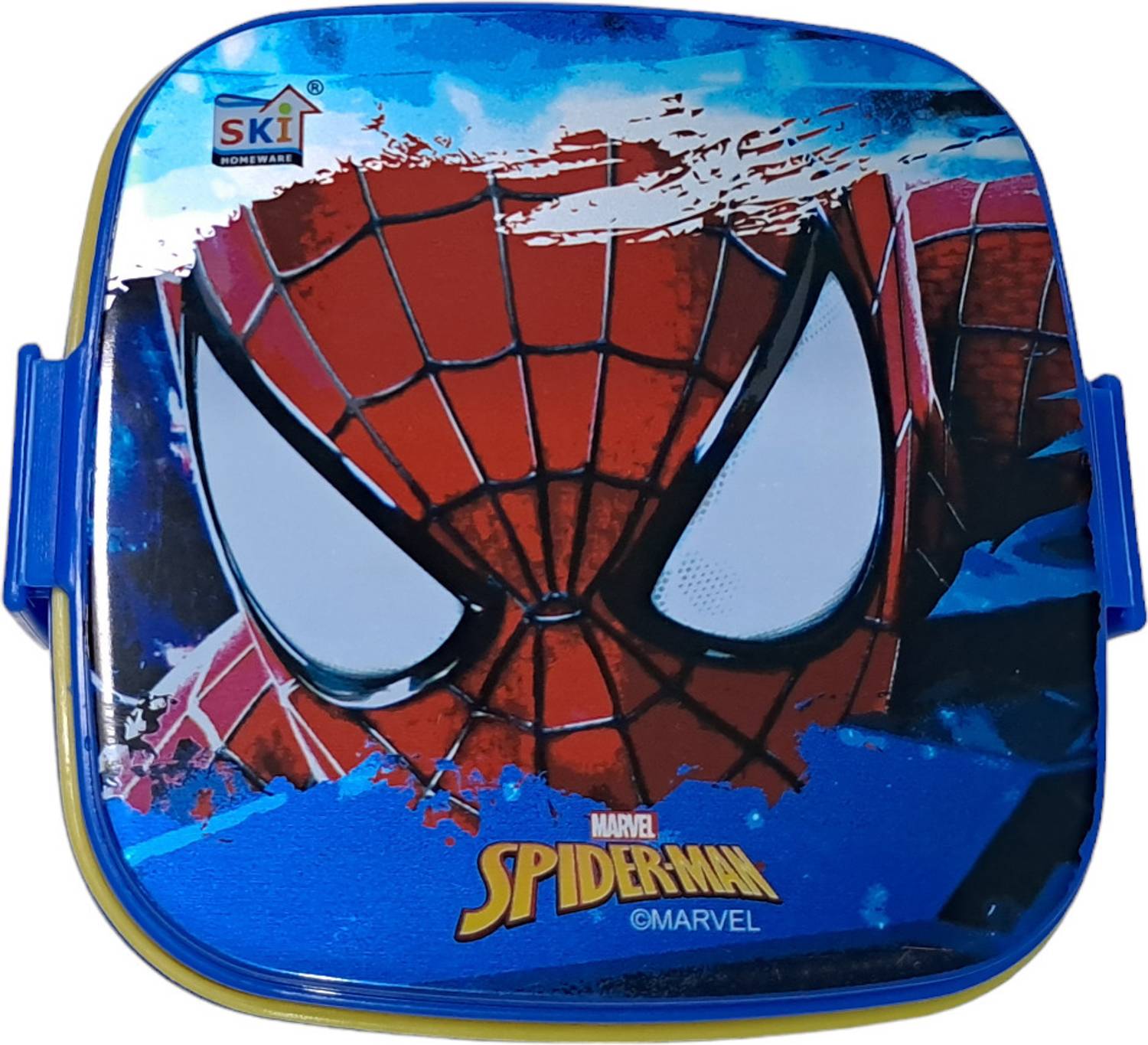 ANMOL'S SMILEY ski_spider_lunch_box 2 Containers Plastic School Lunch Box