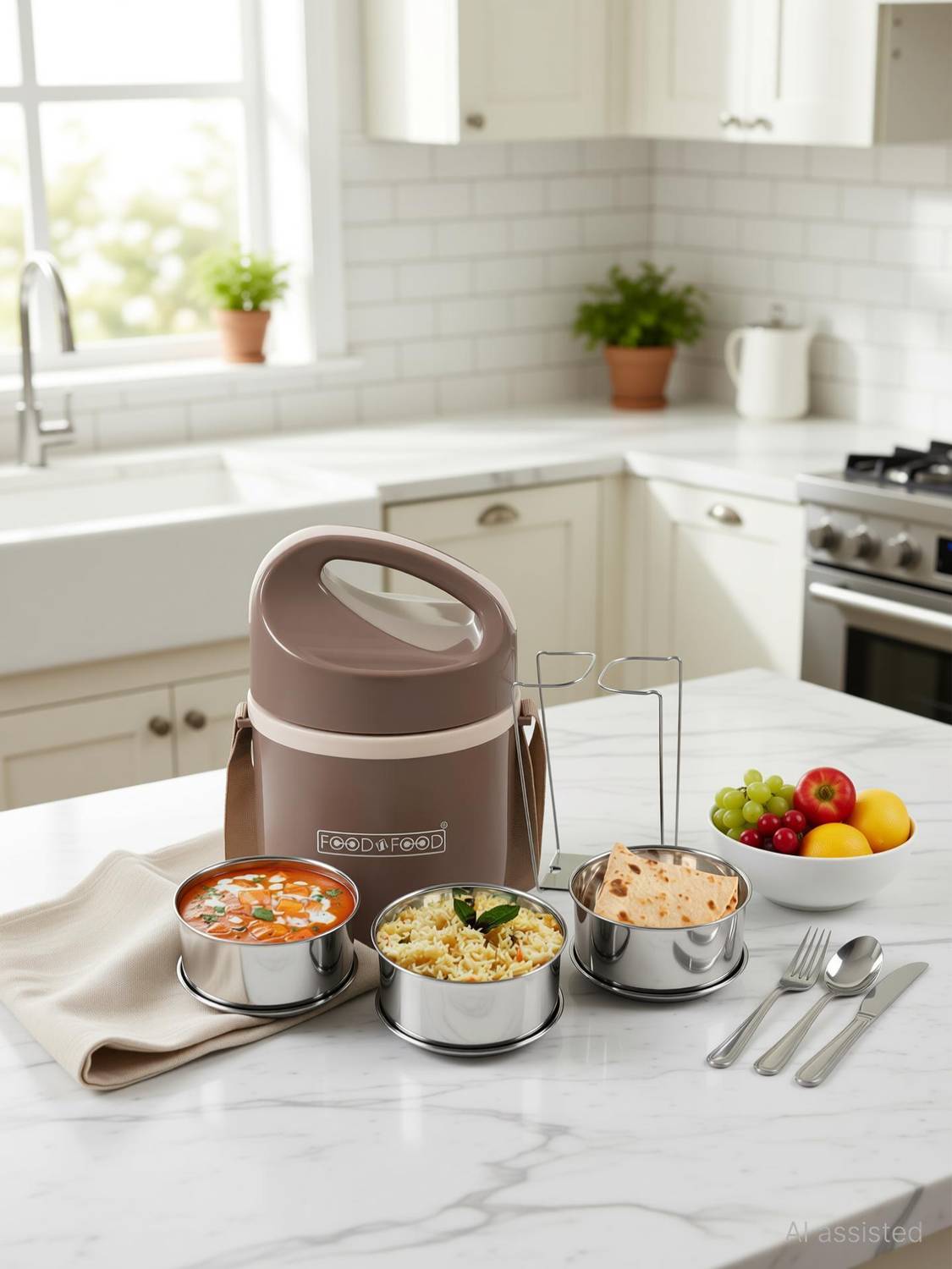 Flipkart.com | FOODNFOOD Matrix3 Insulated Hot and Cold with Lock