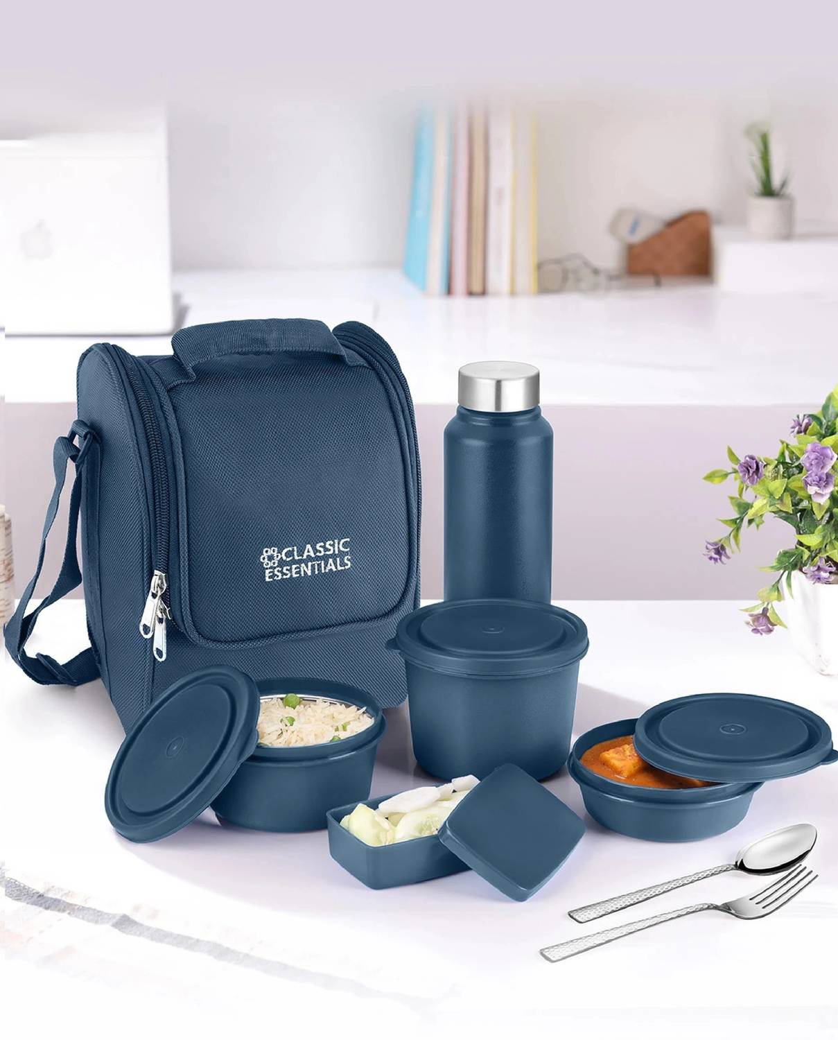 Classic Essentials Supreme Microwave Safe Set of 5 with Bottle|Ba...mo