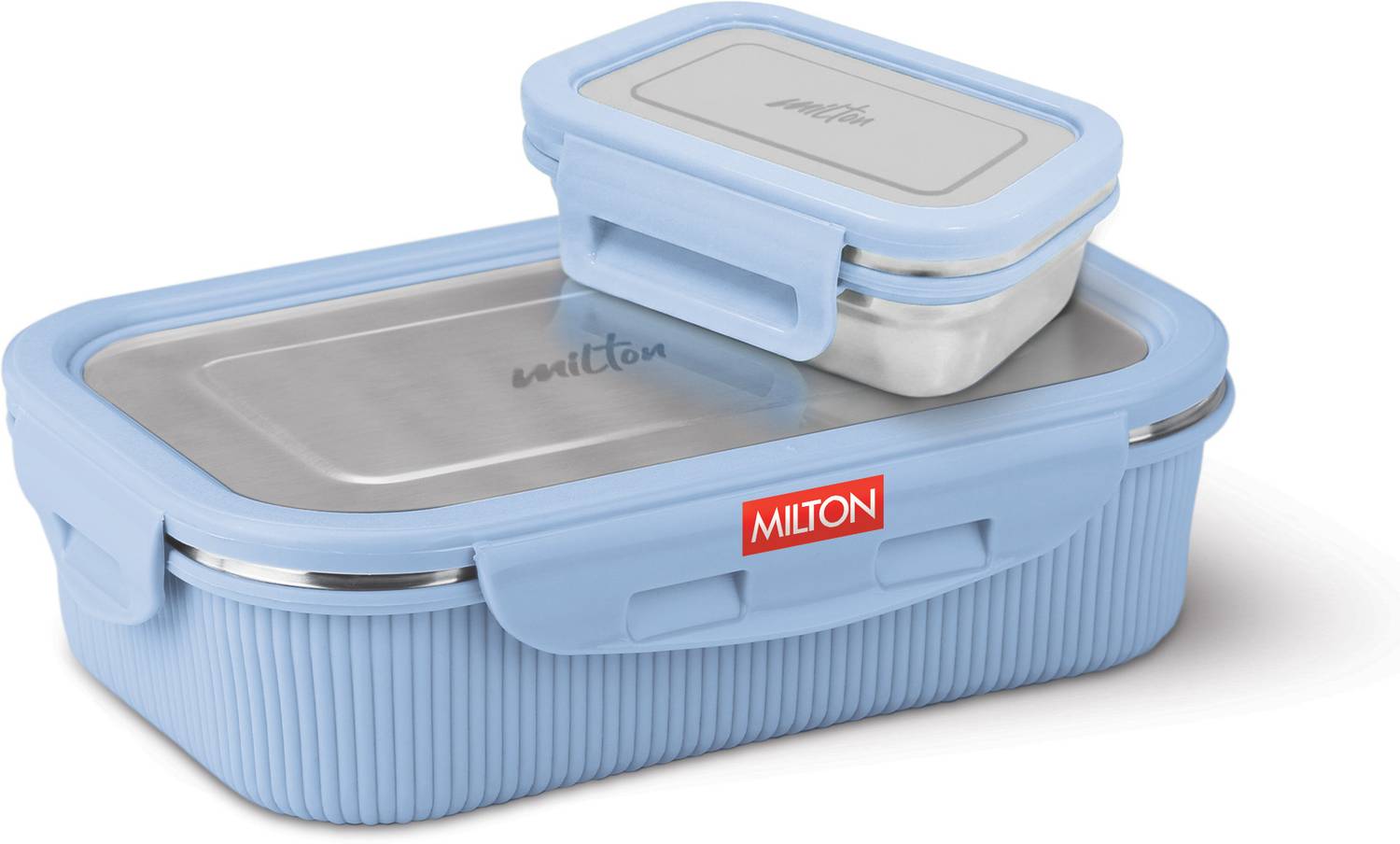 MILTON Cool Touch Epic 800 Stainless Steel Tiffin, Set of 2 - Image 1