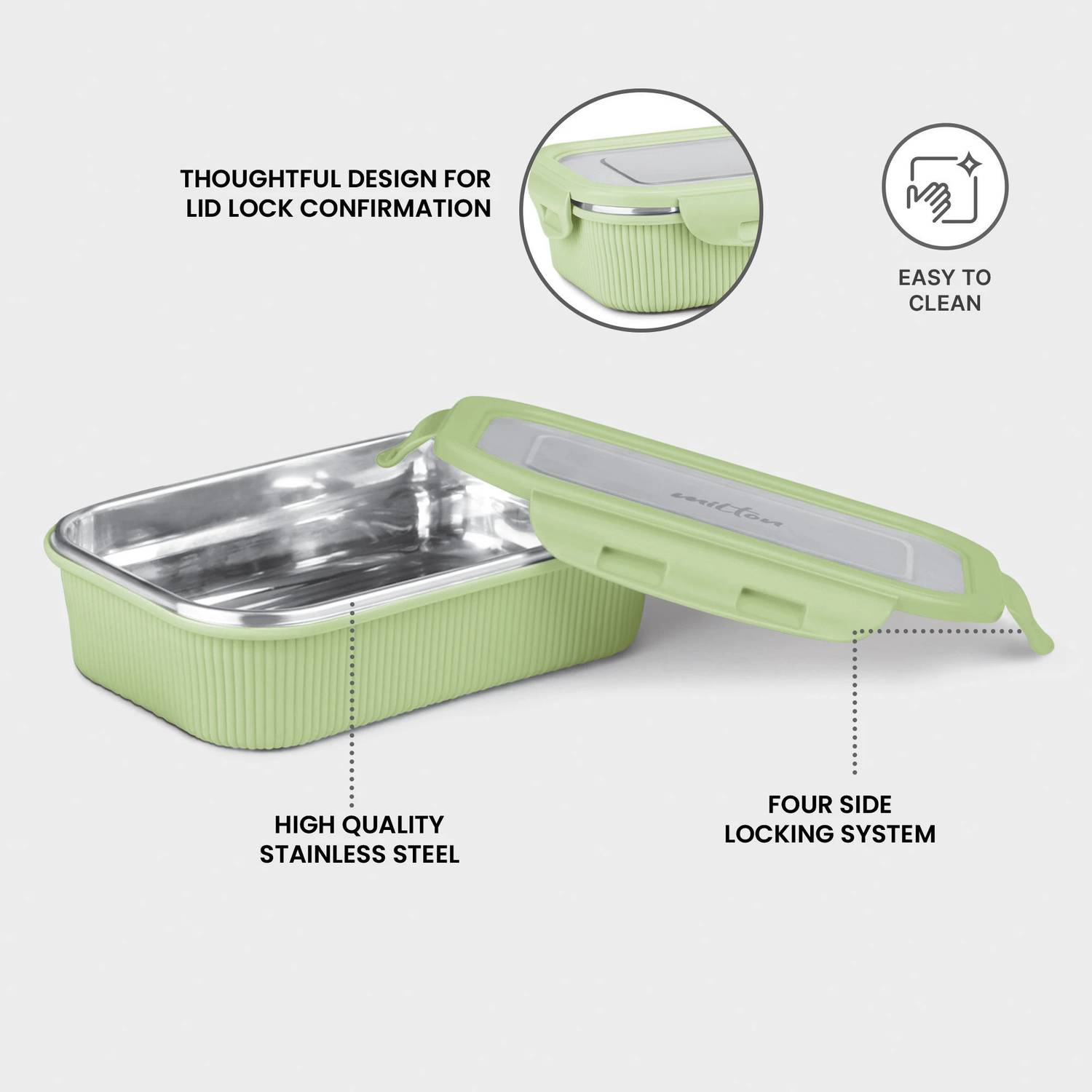 Flipkart.com | MILTON Cool Touch Rectangular 800 Stainless Steel