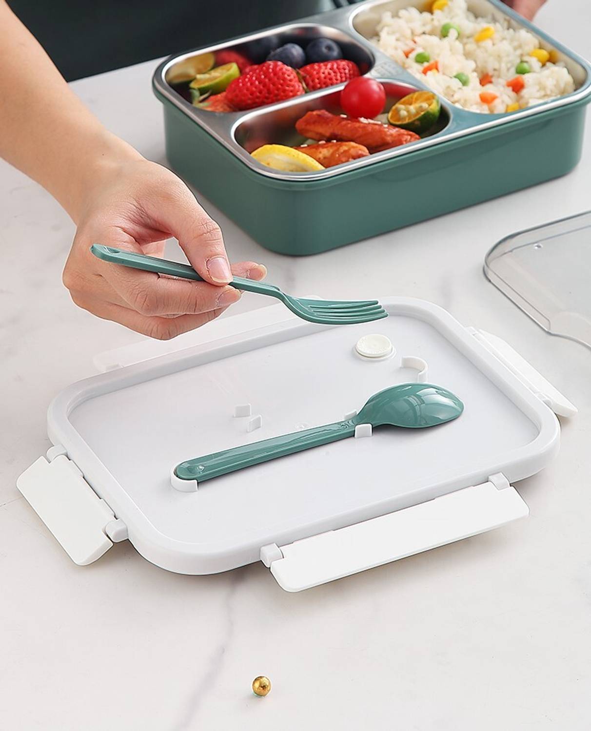 Flipkart.com | MZ 7054 (Stainless Steel Lunch Box) Leak Proof 3