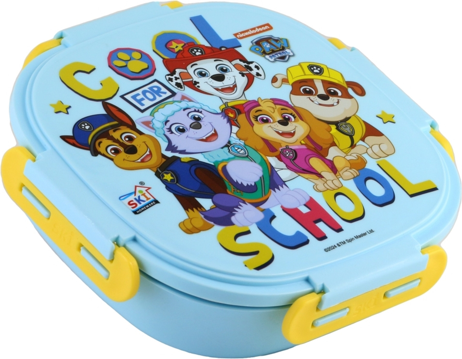 Image of SKI Baker Insulated 3 grid Lunch Box 1 Containers Stainless Steel School Lunch Box