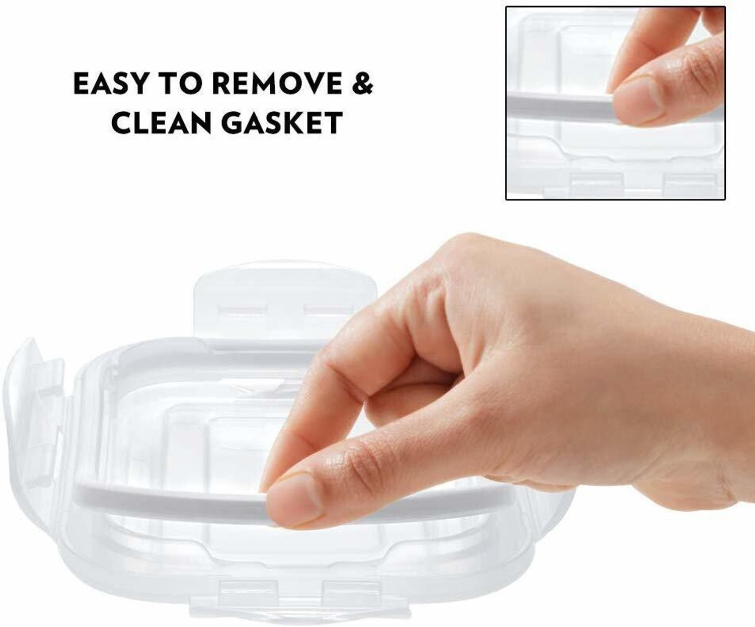 Image of BOROSIL Teal Universal Bag, 4 Pc (320ml x 2 Square + 240ml x 2 Round) Office Tiifin 4 Containers Glass Office Lunch Box (1120 ml)