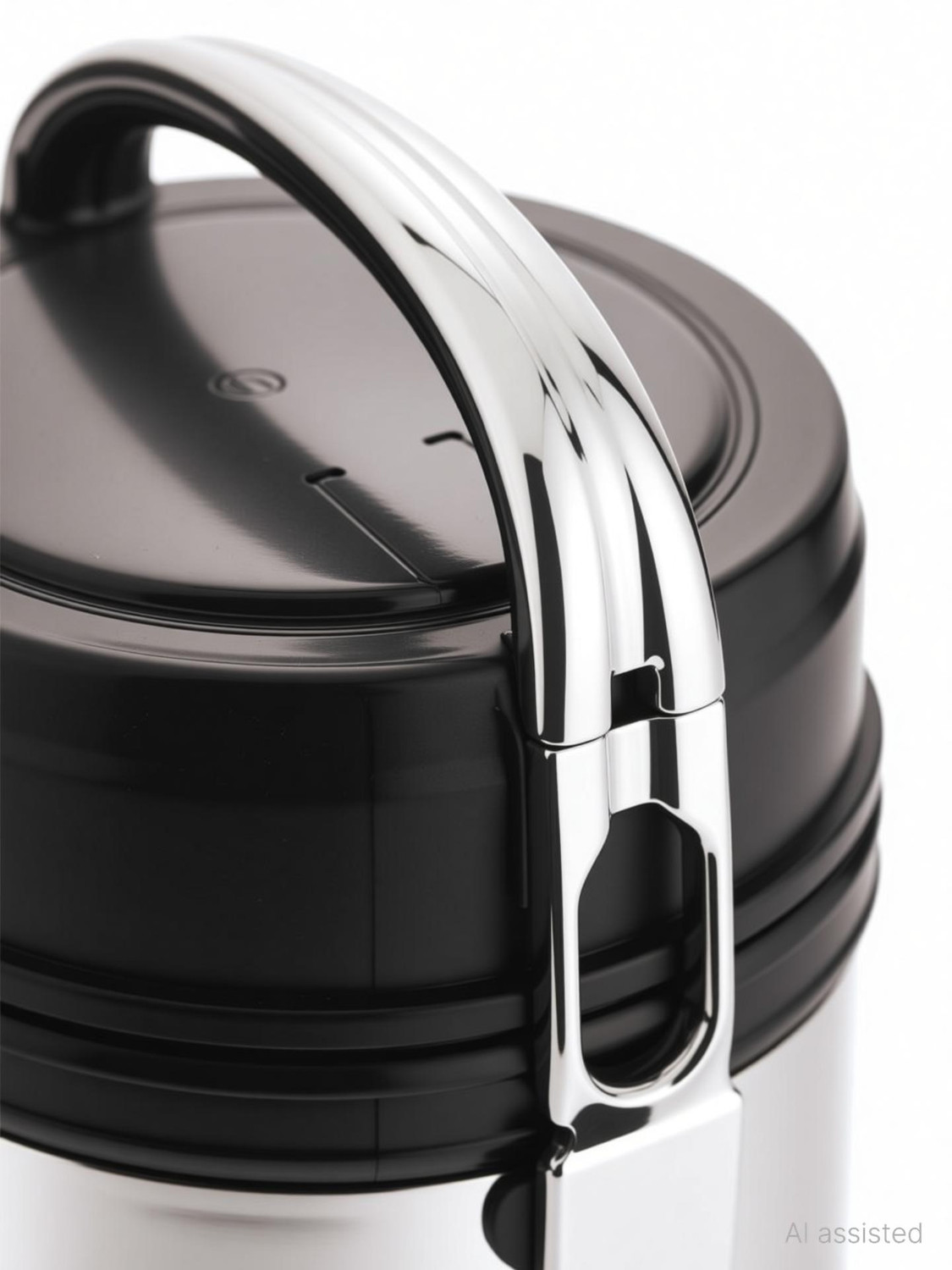 Image of BONJOUR Eiffel Senior 3 | PUF Insulated Steel Tiffin | Easy to Carry | Office & Travel 3 Containers Stainless Steel Office Lunch Box