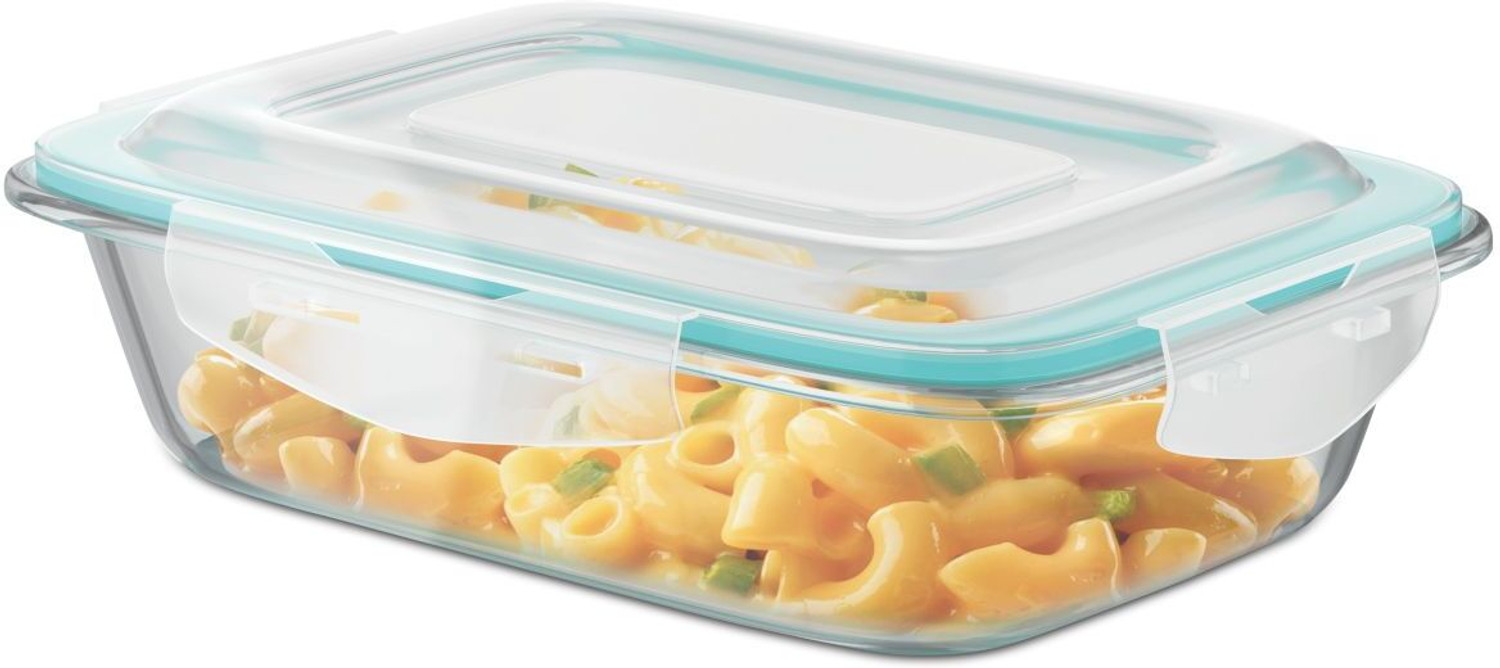 Image of Signoraware Lock N Store Rectangular 1 Containers Glass Office Lunch Box