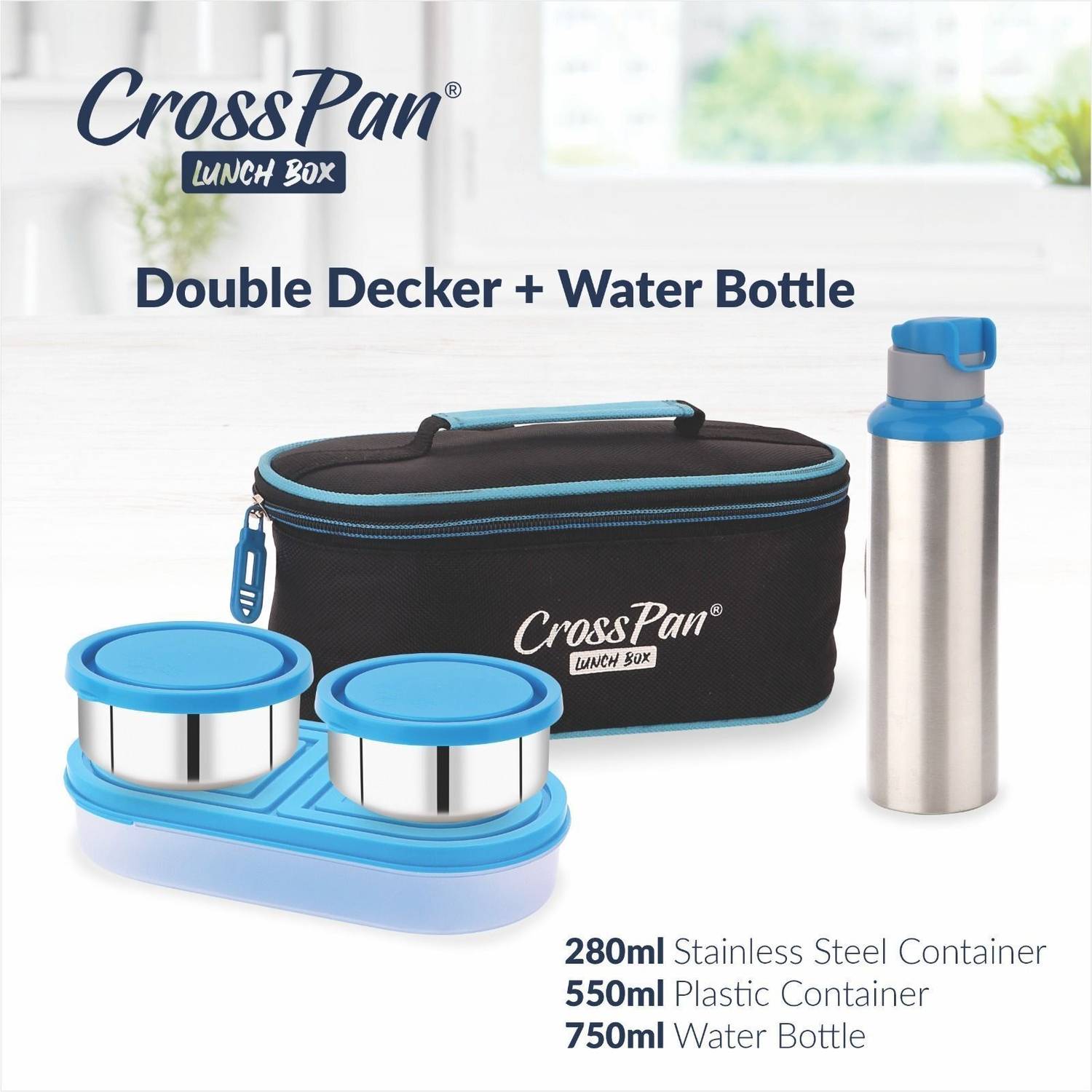 Flipkart.com | CrossPan Double Decker Executive Stainless Steel