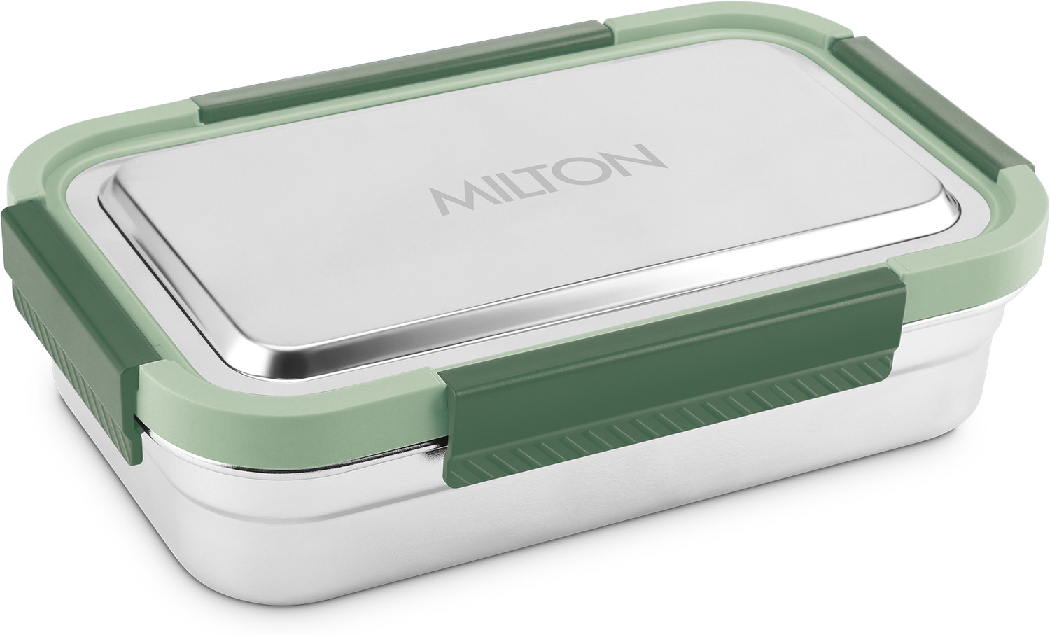 Image of MILTON Modern Meal Sr 2 Containers Stainless Steel College Lunch Box