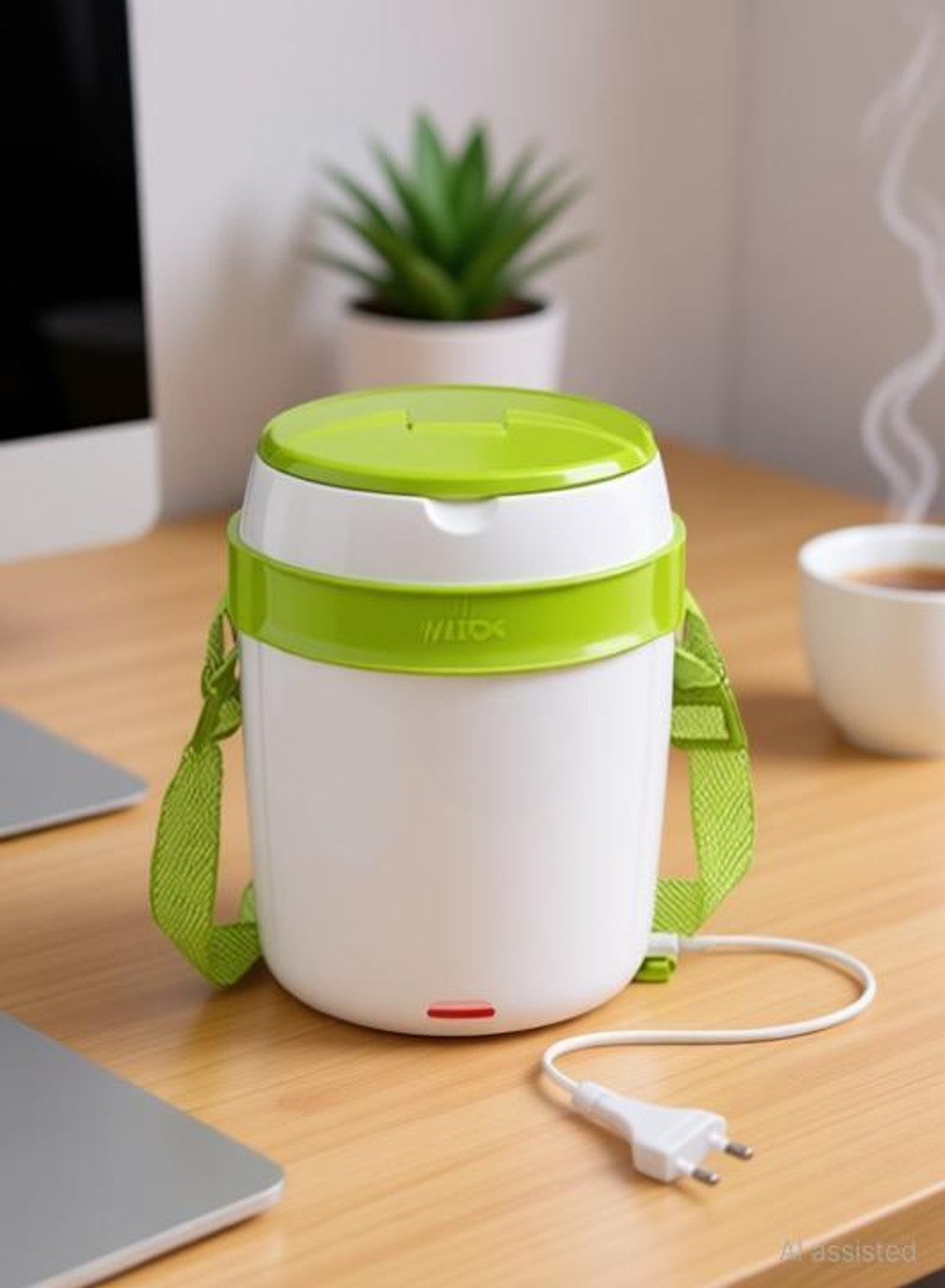 Image of MILTON Electric Tiffin-Futron 3 Container for Reheat Lunch at Office in Winter 3 Containers Stainless Steel Office Lunch Box