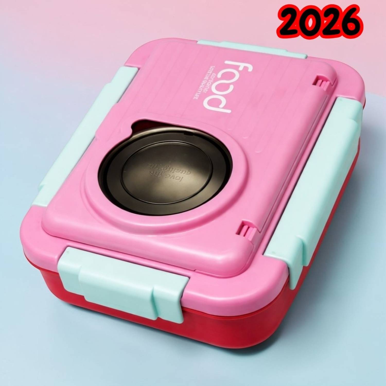 Ziddjeet X318 Compact Lunch Box with Secure Lid | Ideal for Daily Use 3 Containers Stainless Steel School Lunch Box — Lunch Boxes & Tiffins